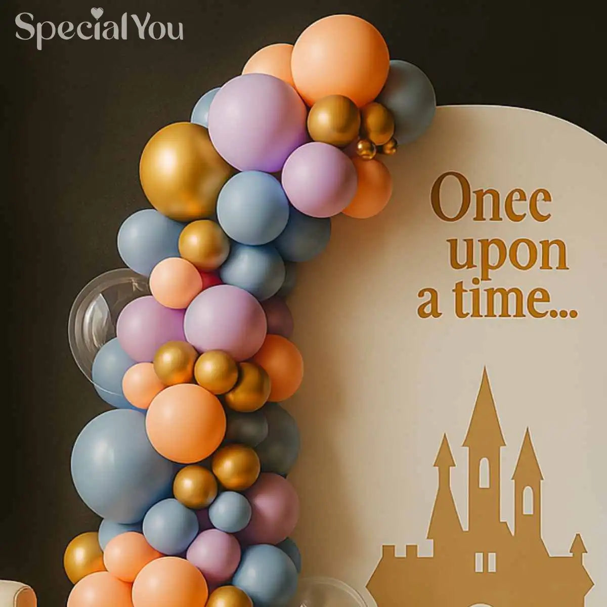 Once Upon a Birthday Balloon Decor