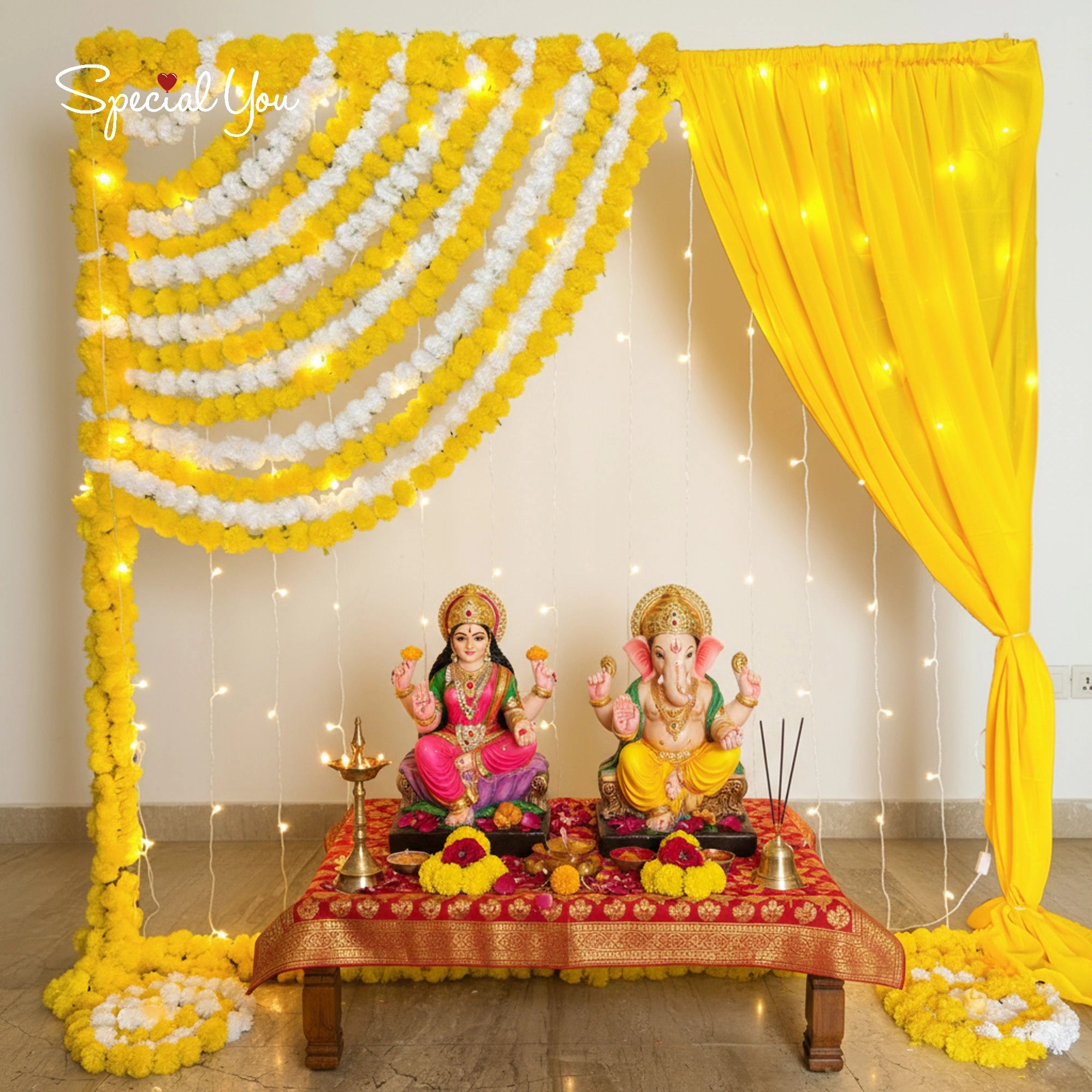 Diwali Laxmi Ganesh Puja Decor