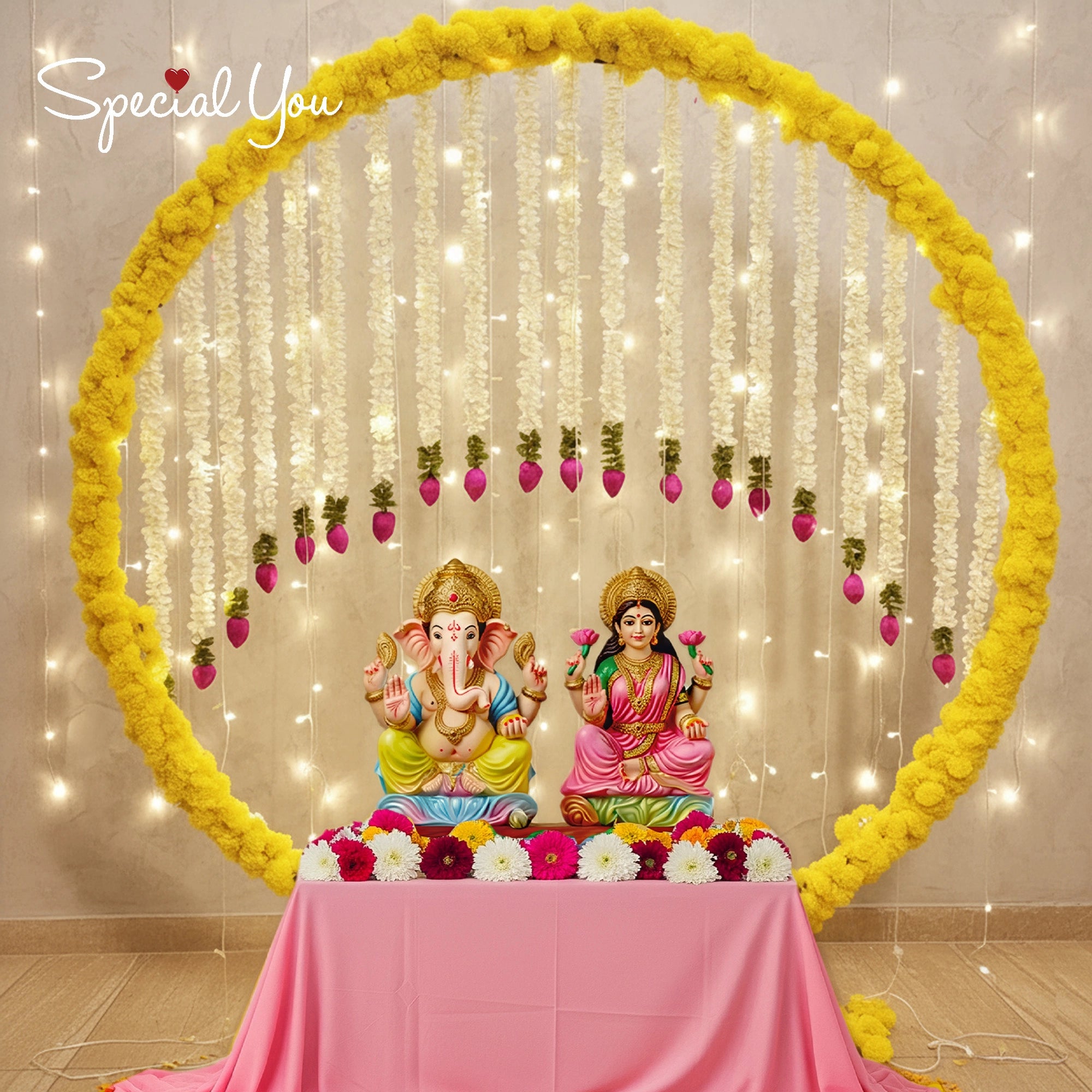 Diwali Laxmi Ganesh Pooja Ring Decor