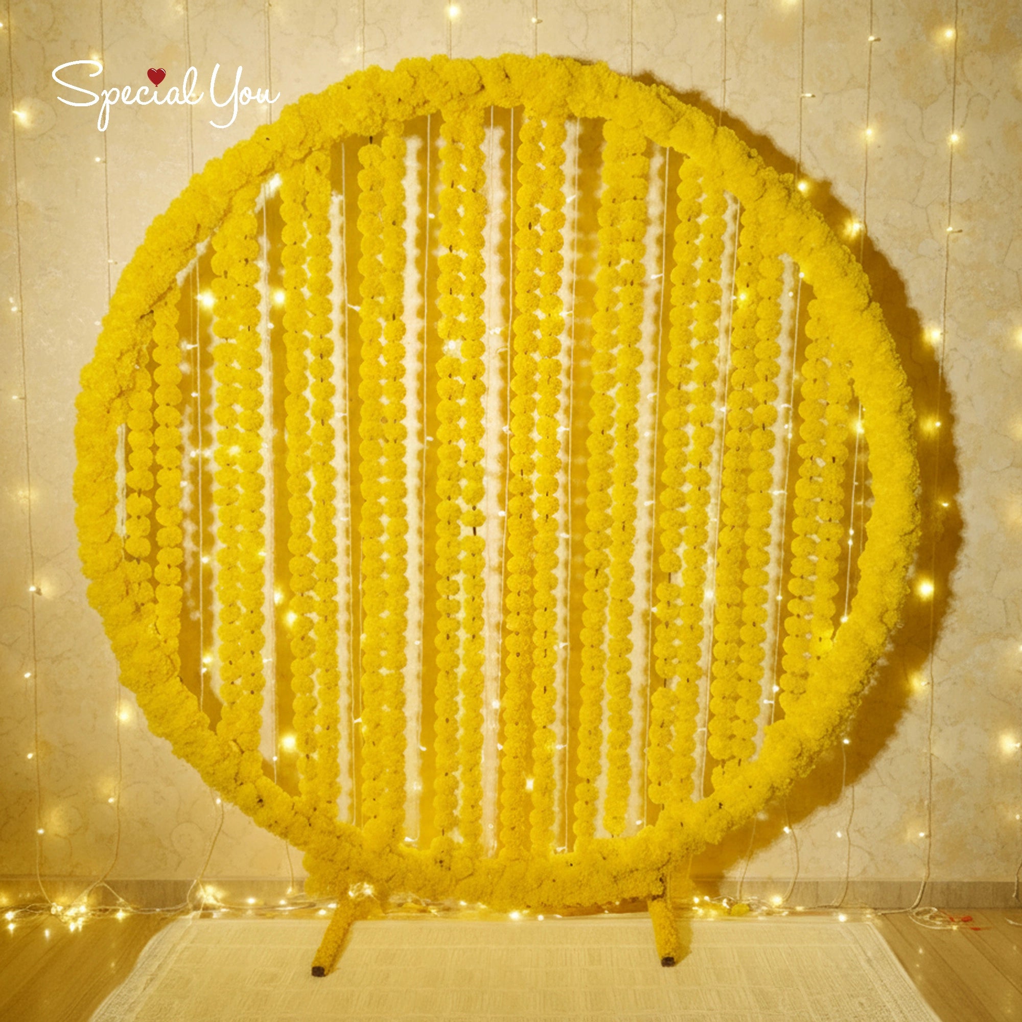 Diwali Pooja Floral Ring Decor