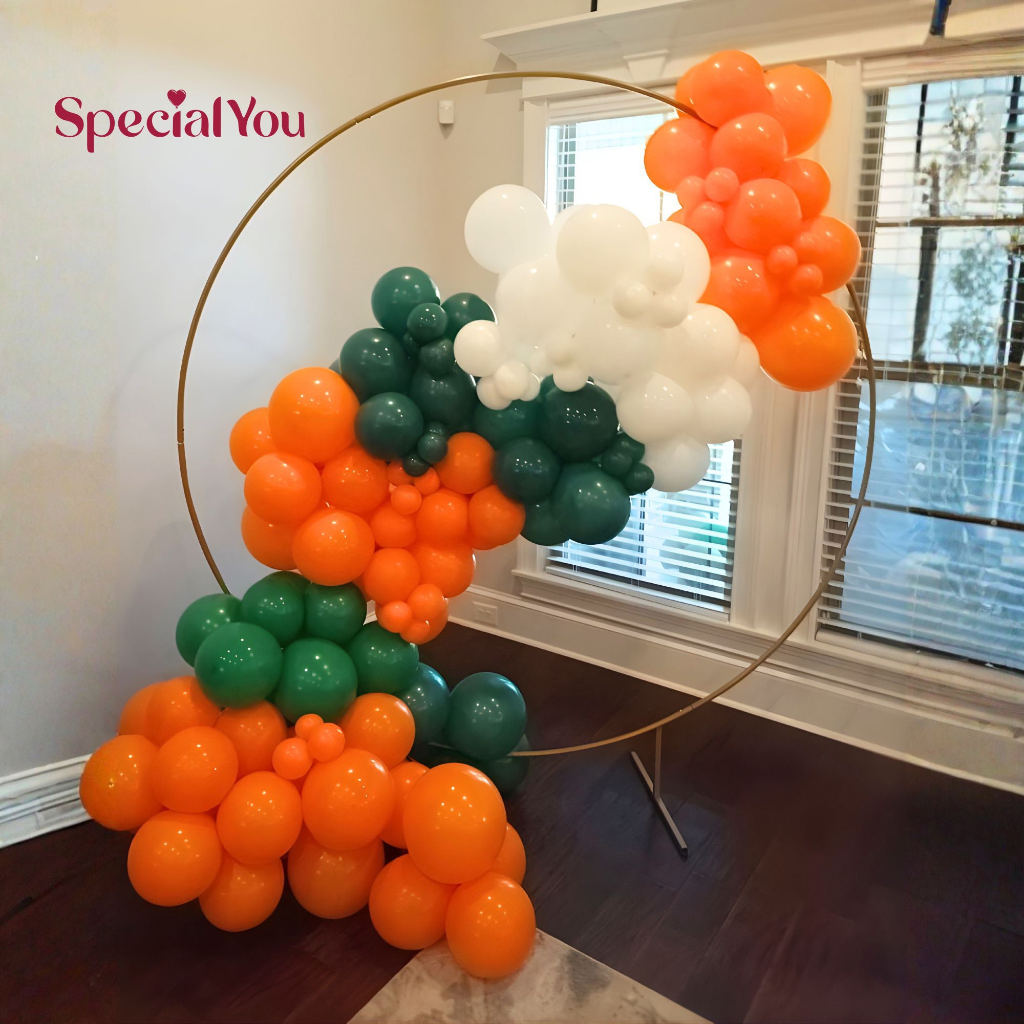 Tricolor Pride Balloon Ring Decor