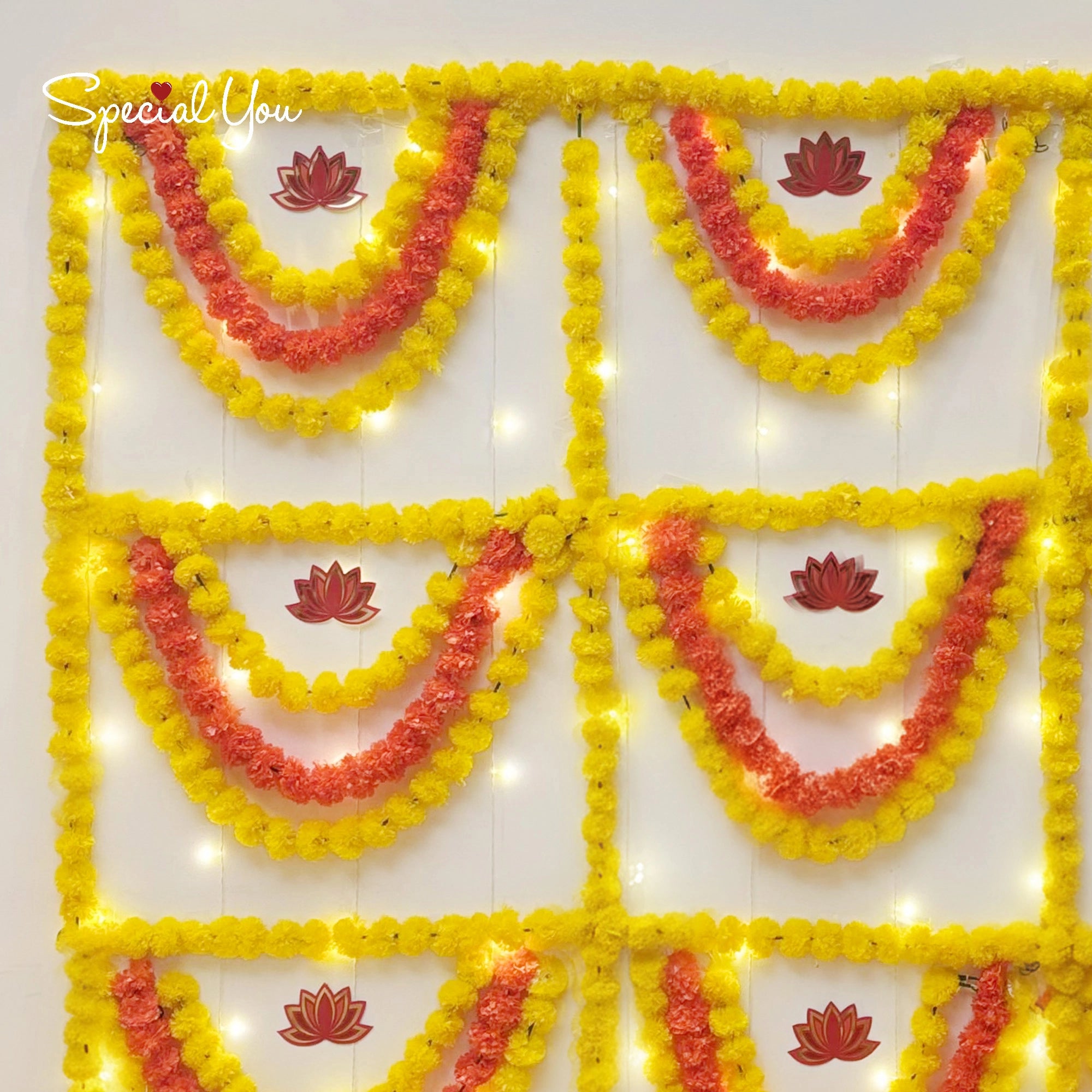 Marigold Lotus Wall decoration