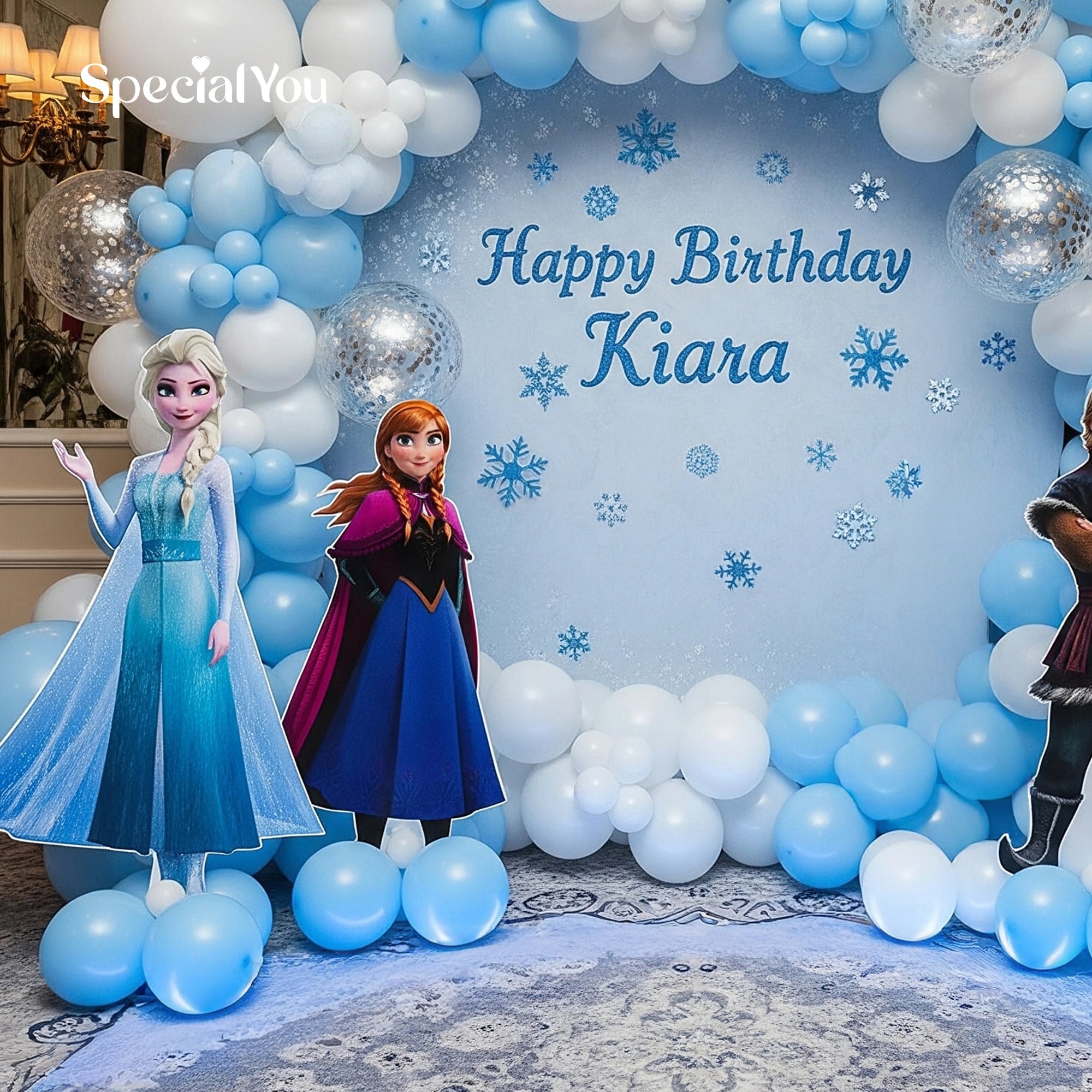 Frozen Winter Ring Balloon Decor