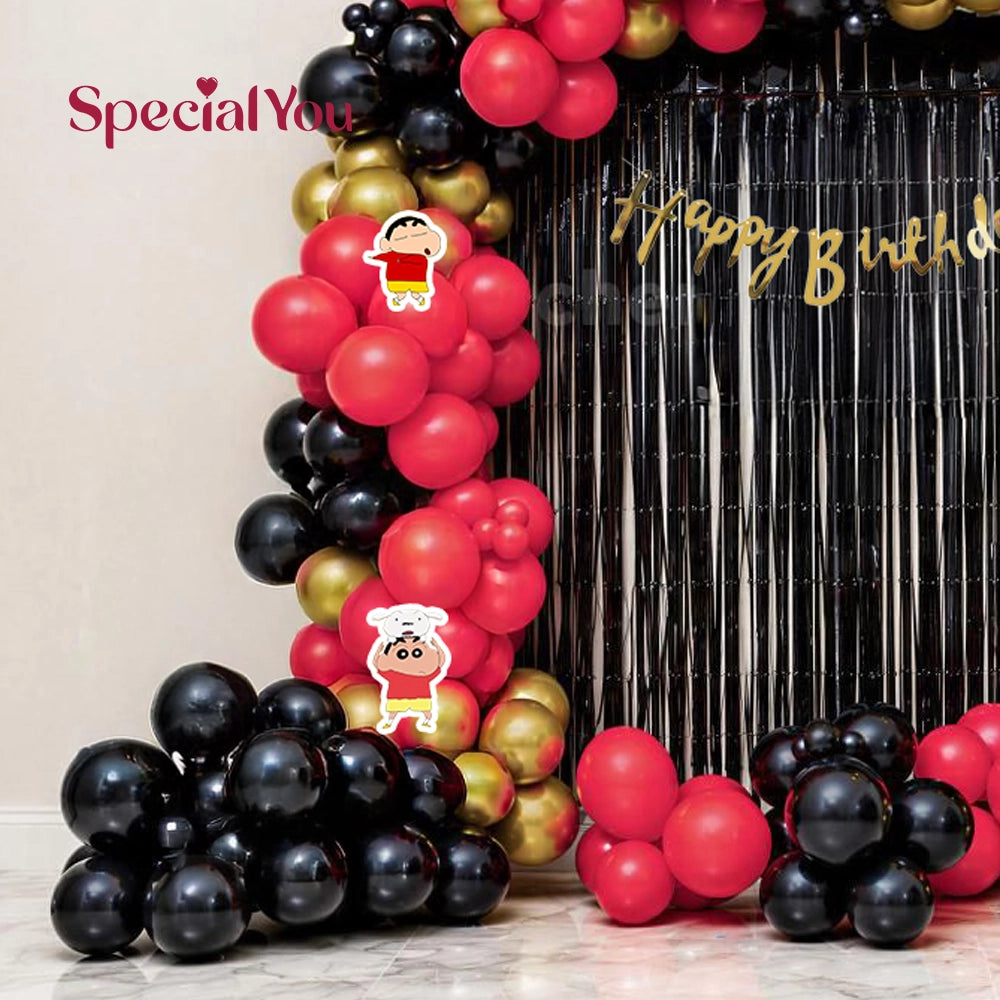 Shinchan Themed Birthday Balloon Arch Decoration (Copy)