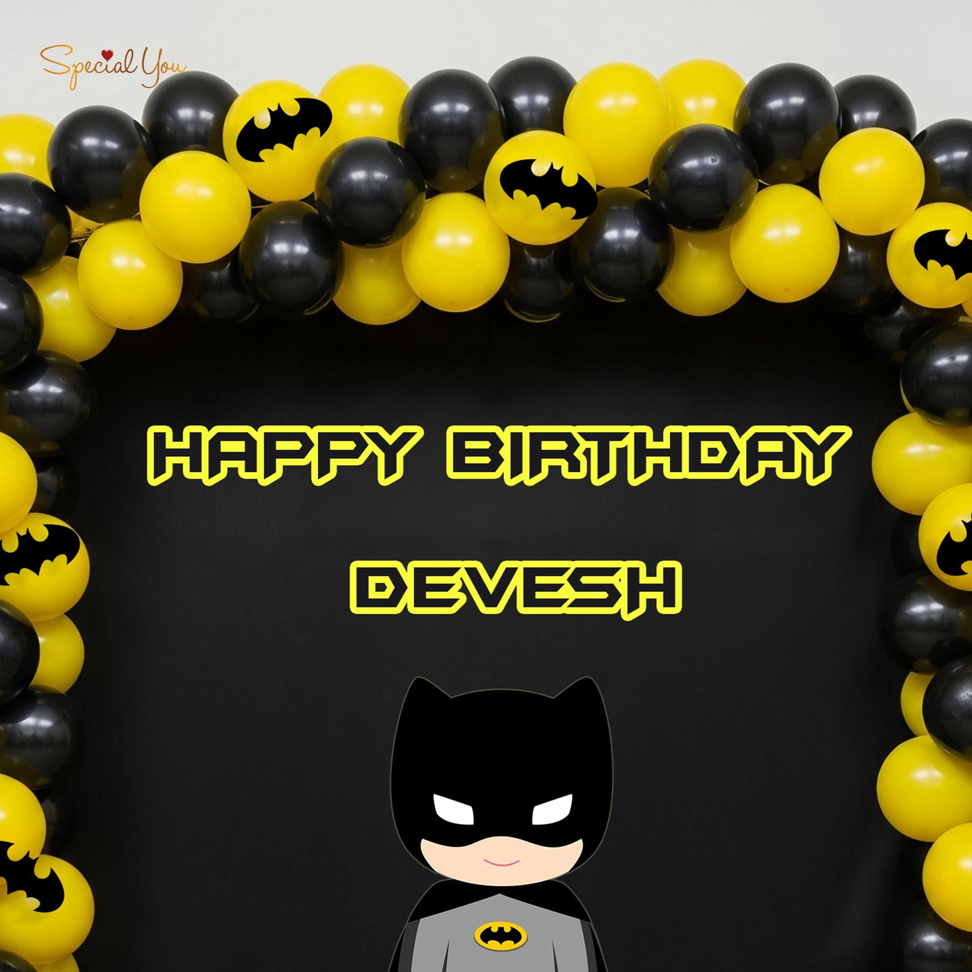 Batman Cityscape Balloon Decoration