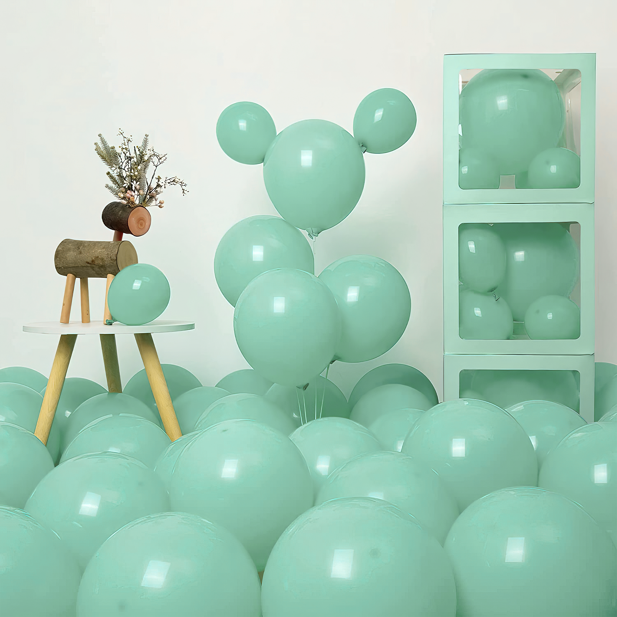 Pastel Mint Green Balloons party decoration-50pcs - Special You
