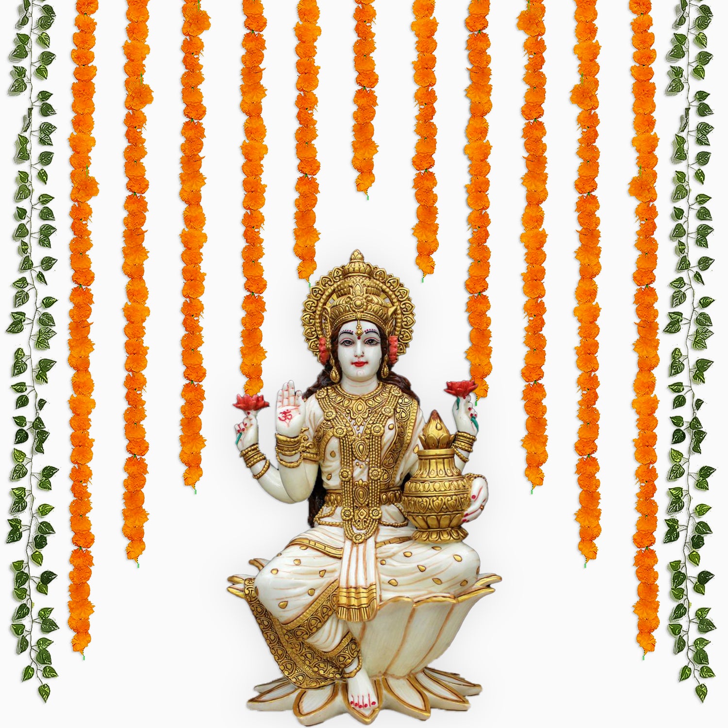Diwali decoration marigold garland