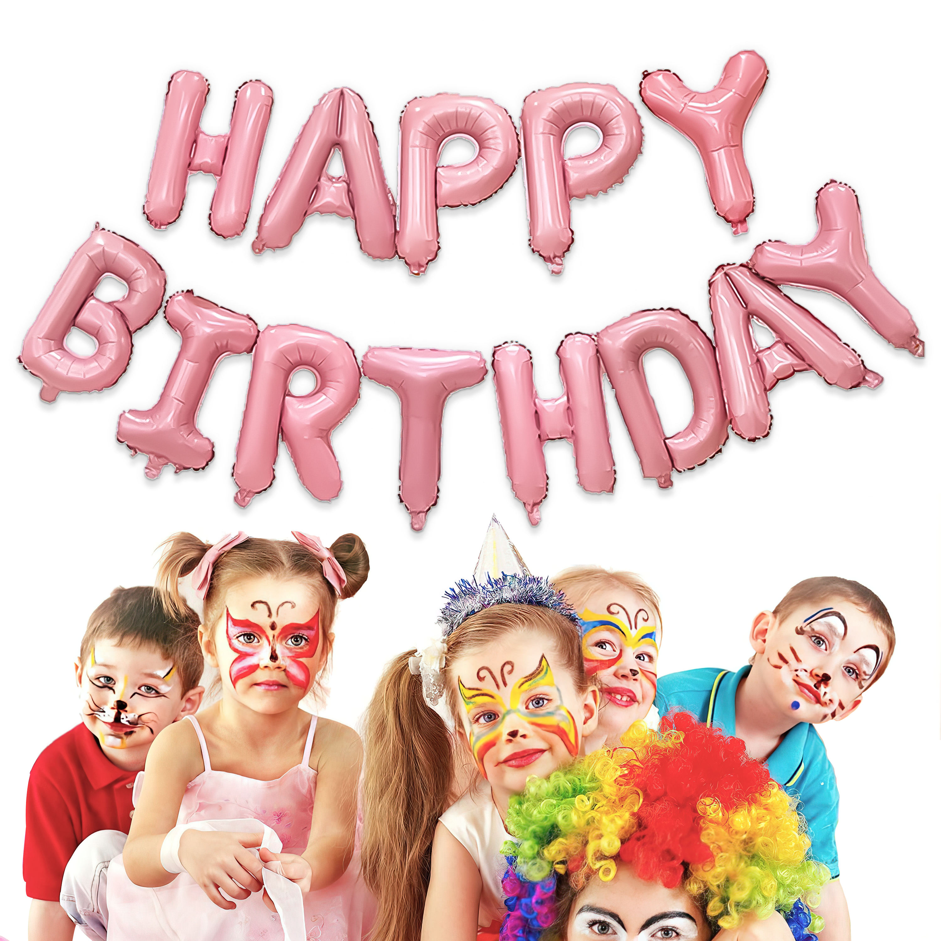 Pink Happy Birthday Foil Banner