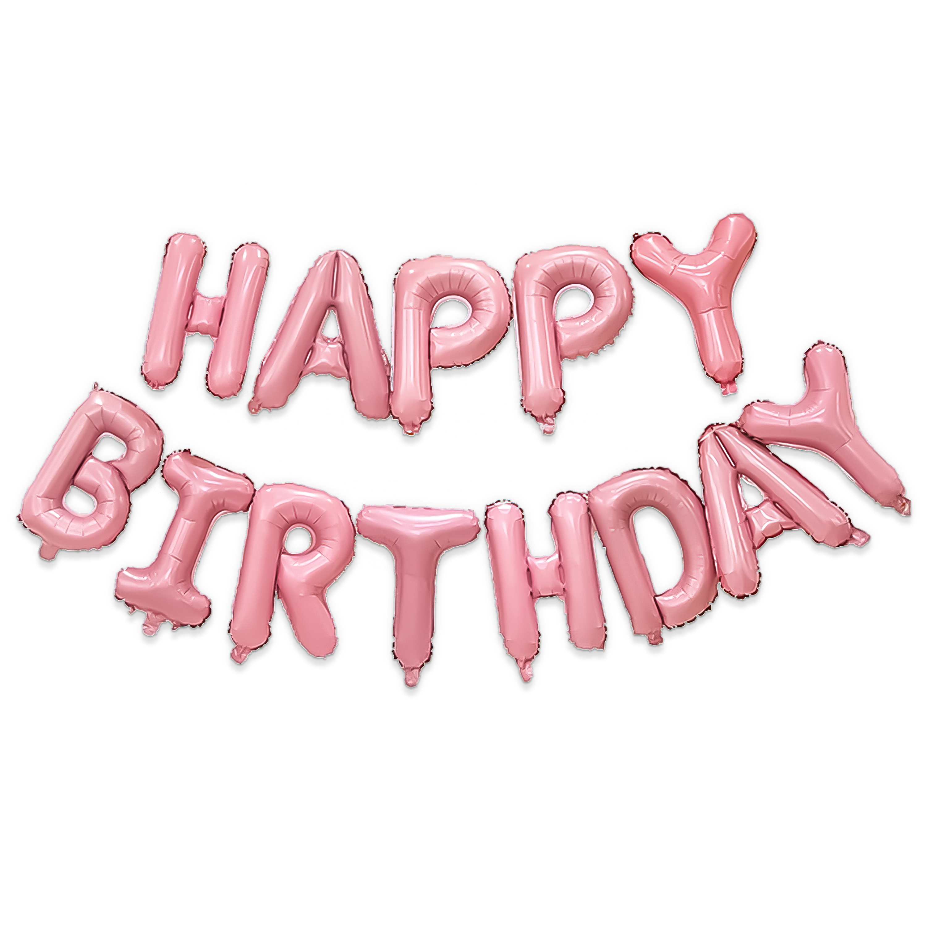 Pink Happy Birthday Foil Banner
