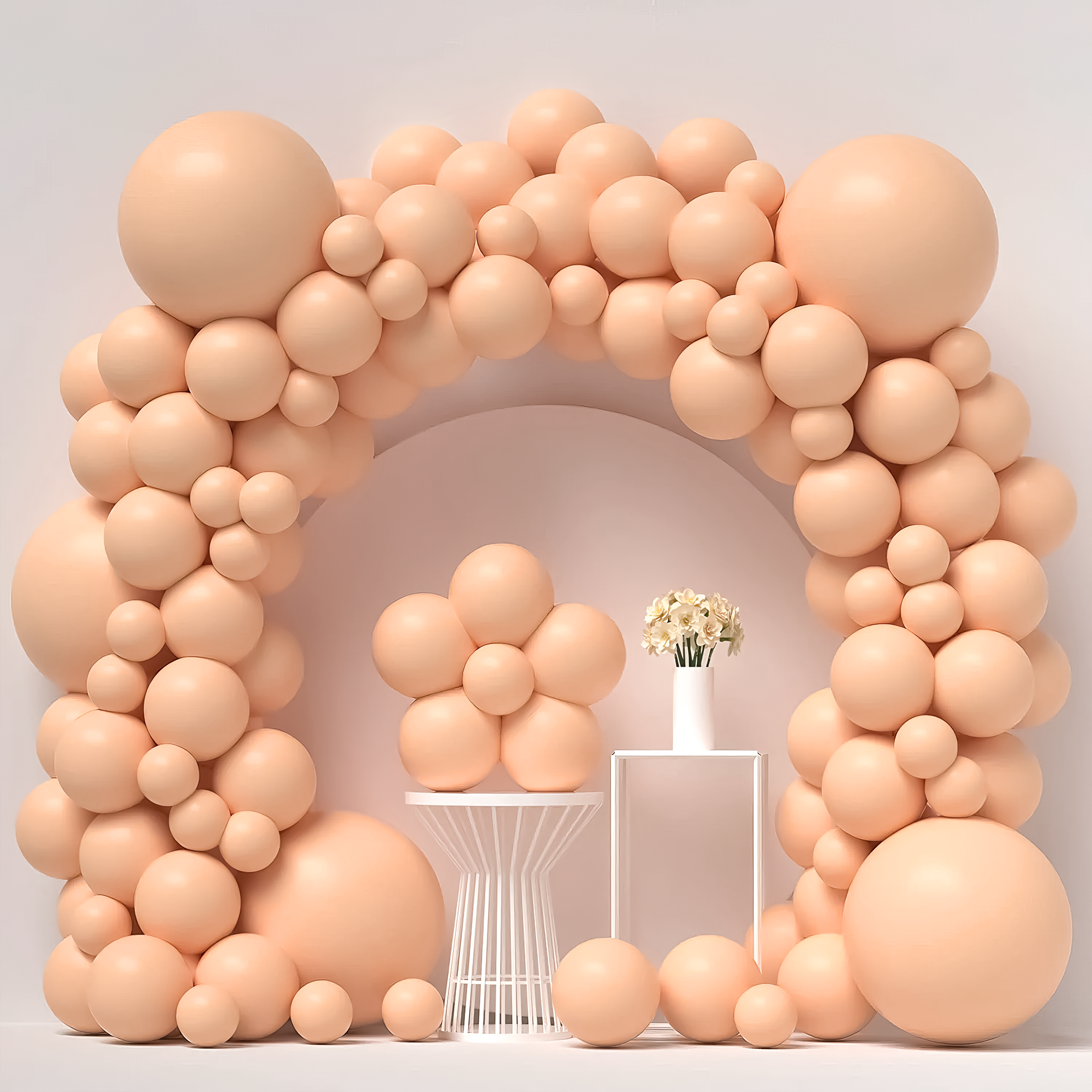 Peach Balloons for decoration pack of 50 Items - Special You