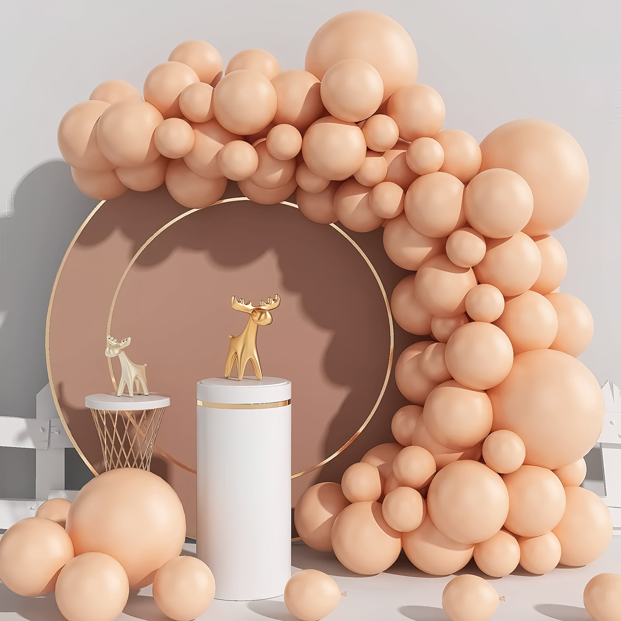 Peach Balloons for decoration pack of 50 Items - Special You
