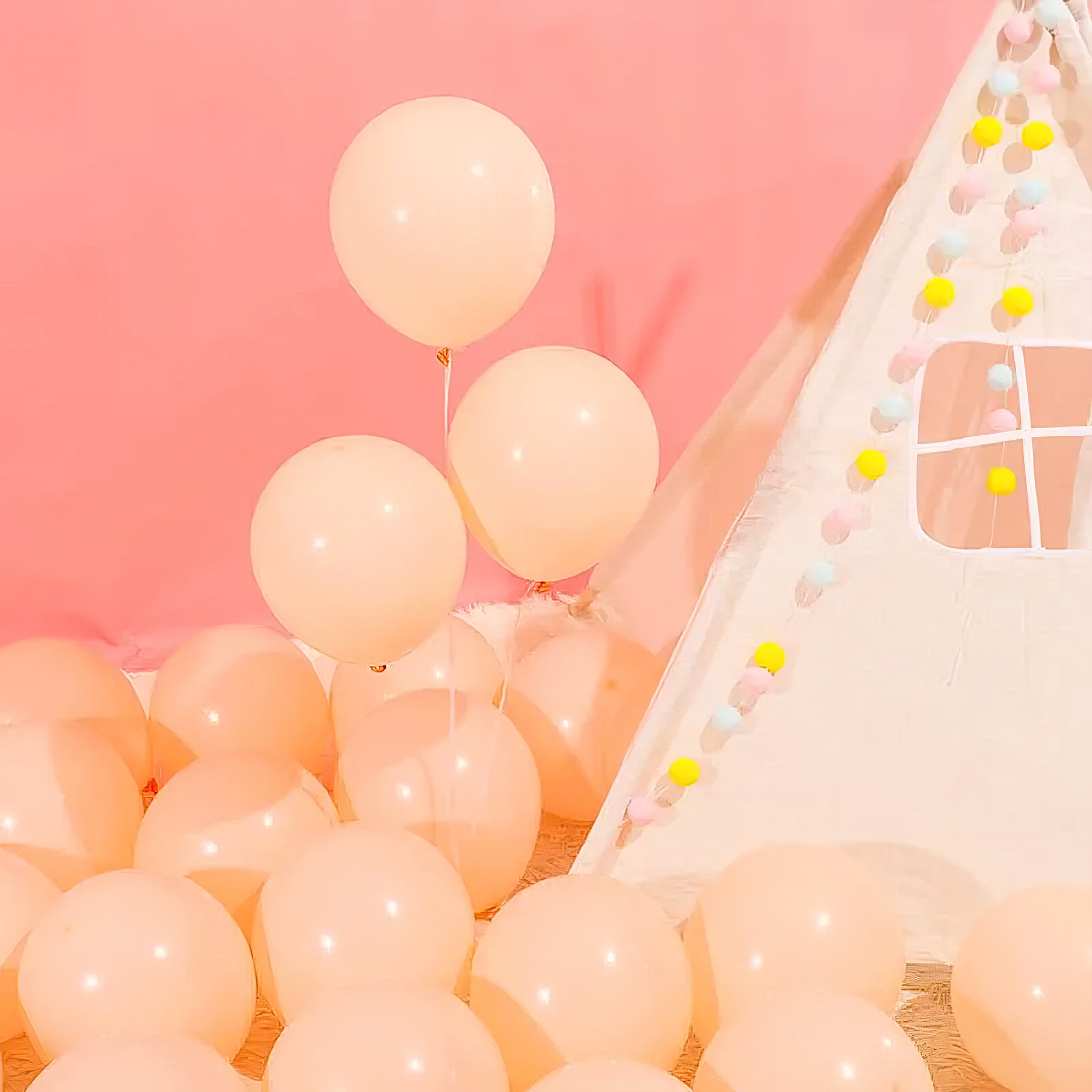 Peach Balloons for decoration pack of 50 Items - Special You