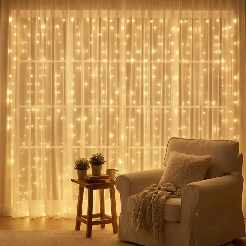 Festive Curtain Light