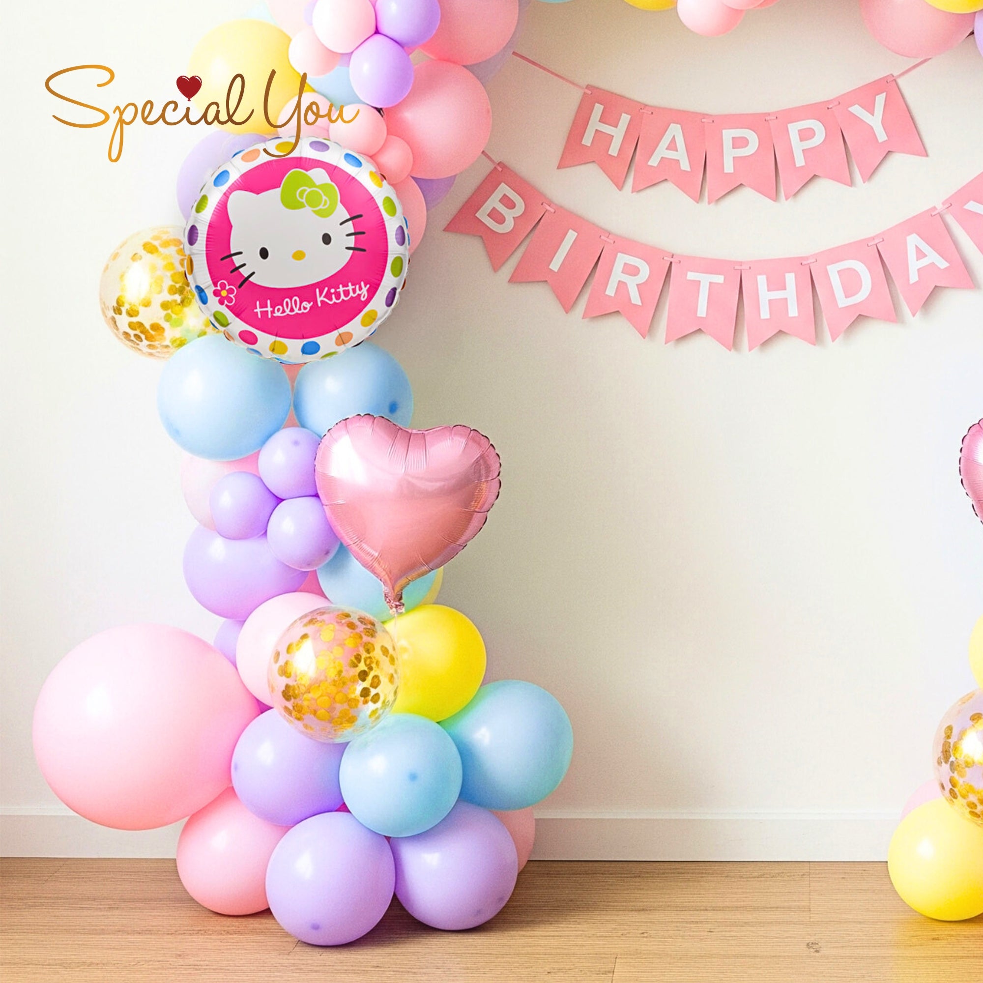Kitty Pastel Paradise decor