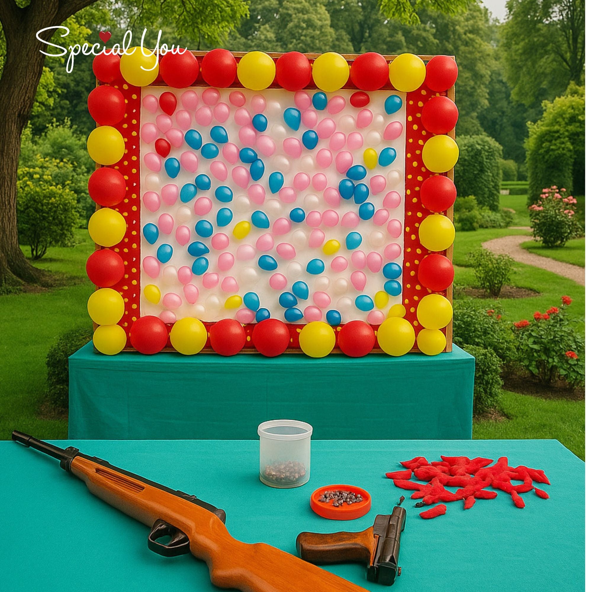 Balloon Shooting Counter For Kids Birthday Party