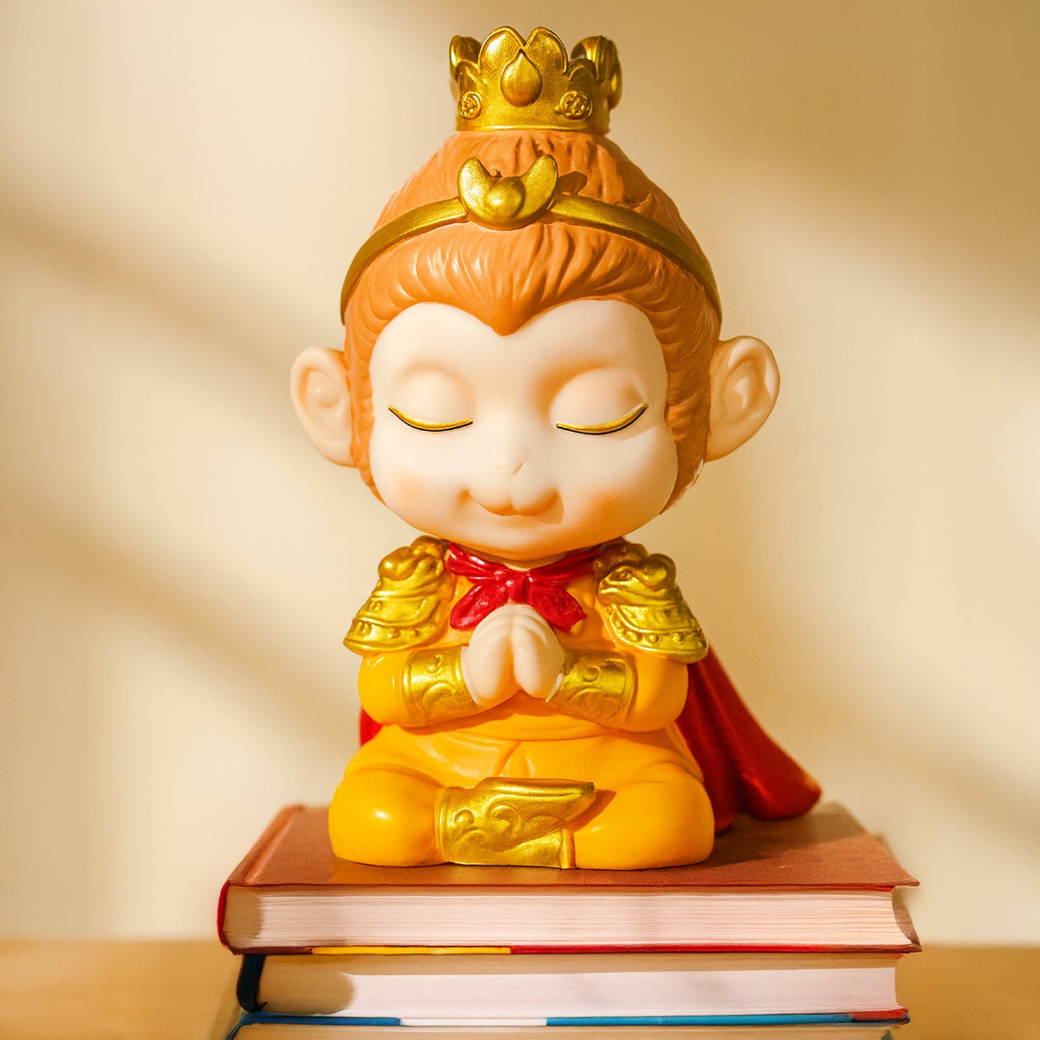 Golden Monkey King Meditation Coin Bank
