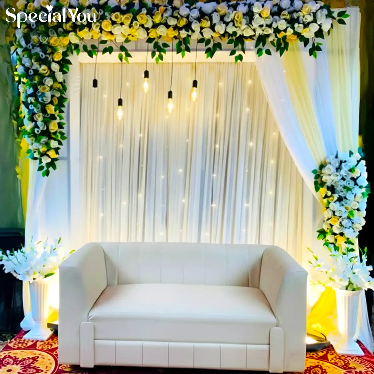 Wedding Stage Decoration Setup