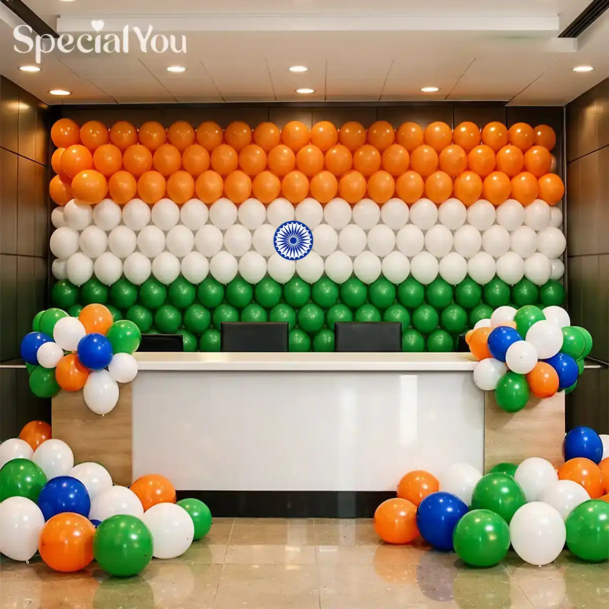 Republic Day Grand Tricolour Setup