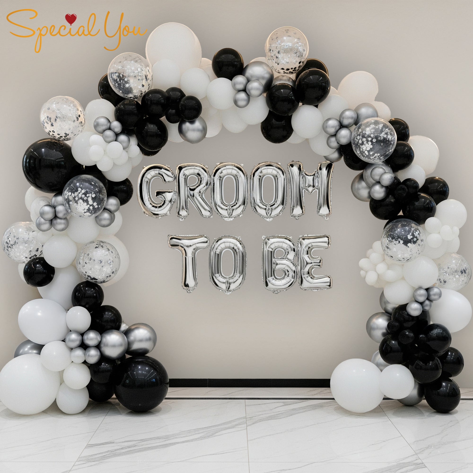 Modern Bachelor Bash Decor