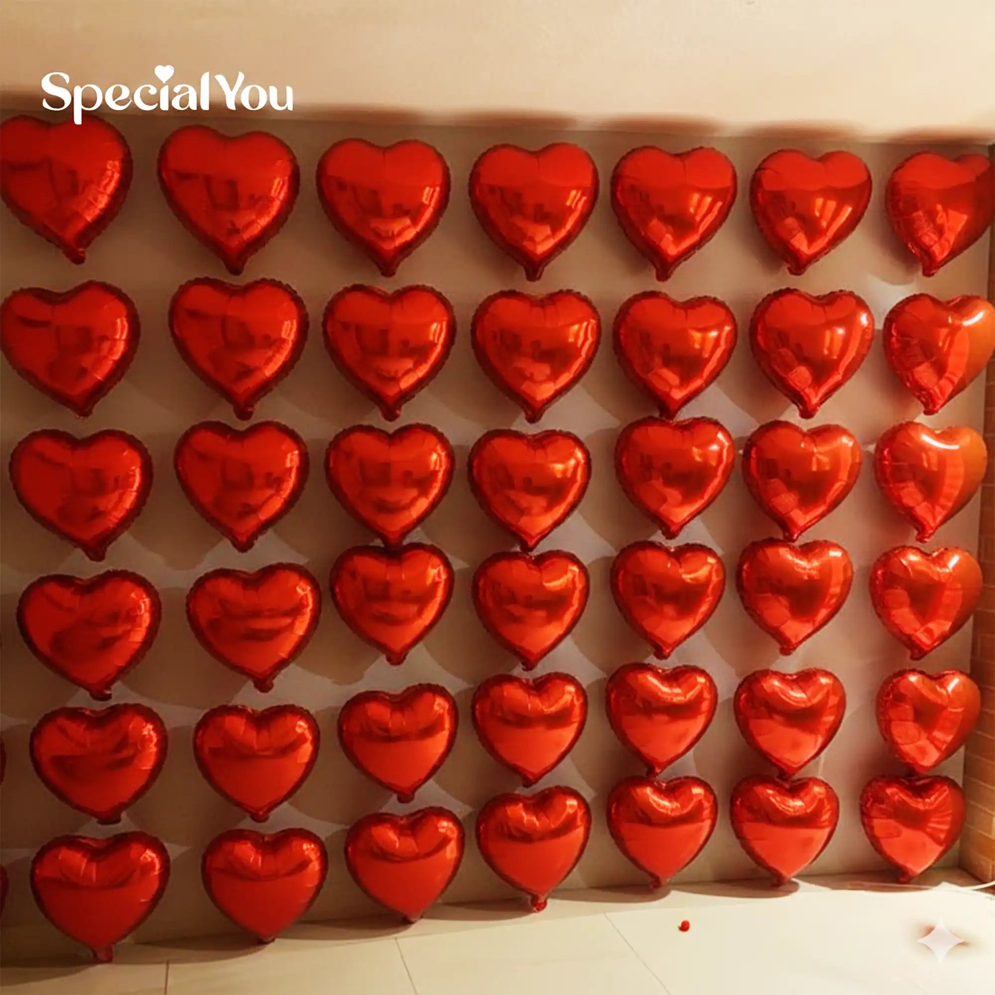 Romantic Red Heart wall decor