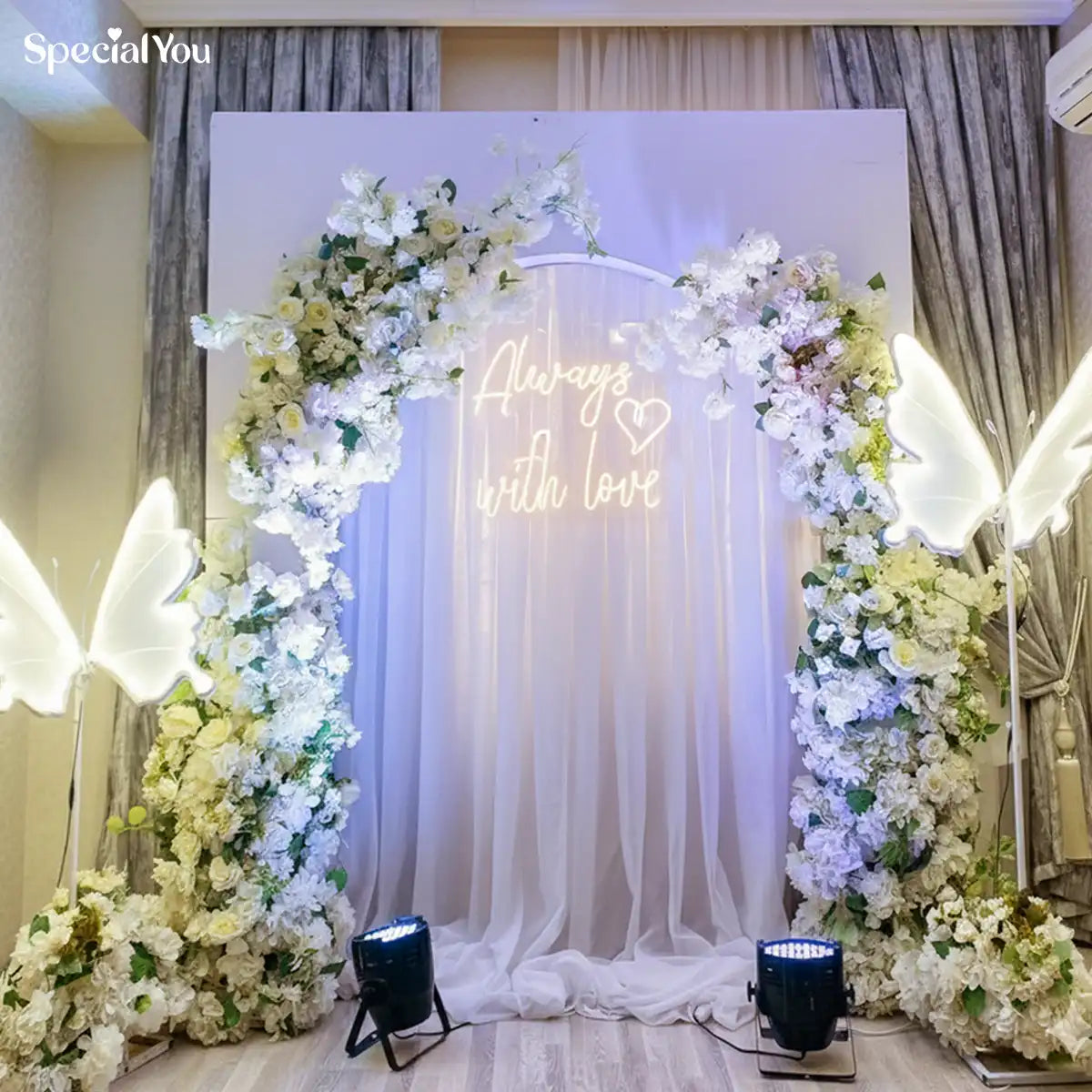 Butterfly Floral Proposal Decoration