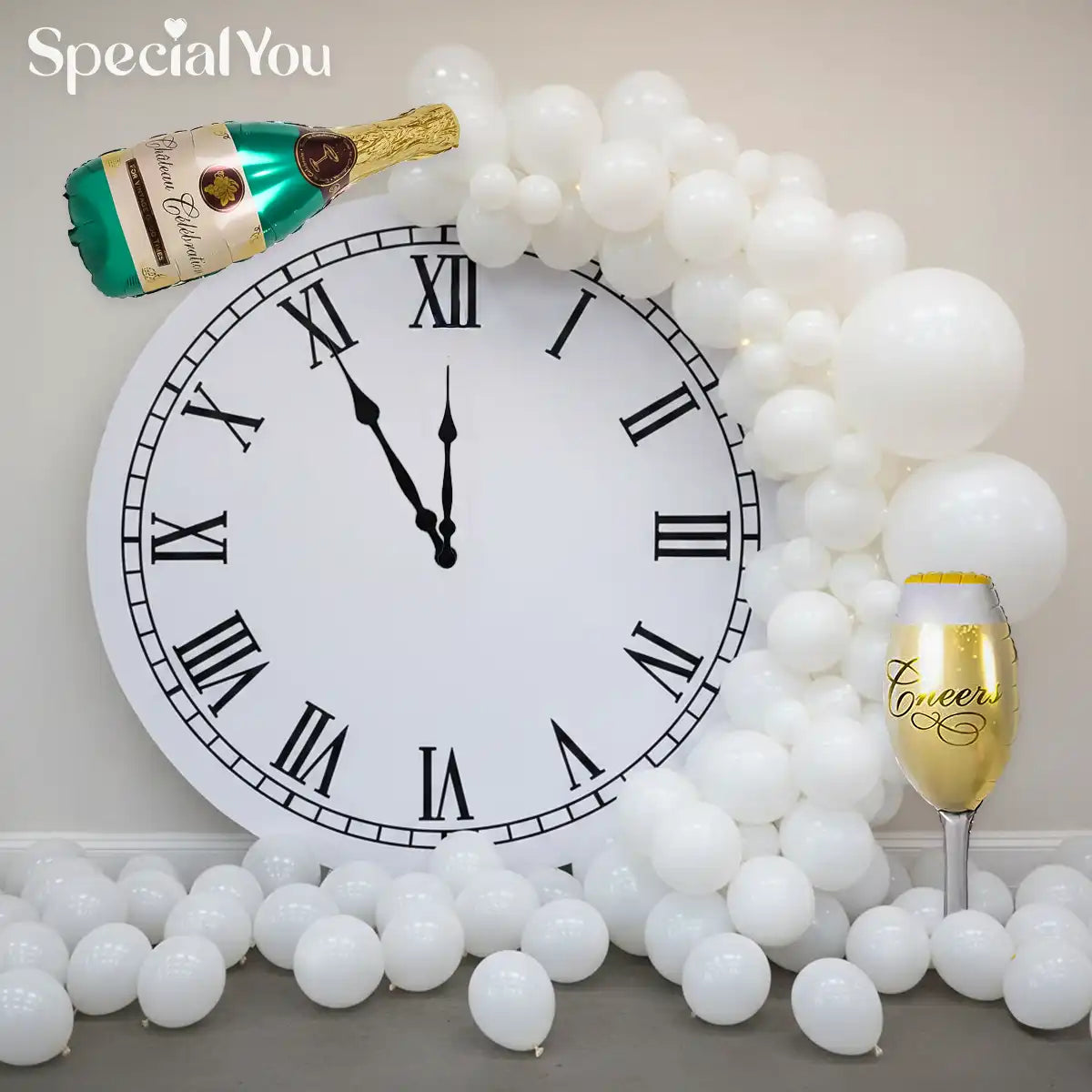 Champagne Countdown New Year Celebration Decor