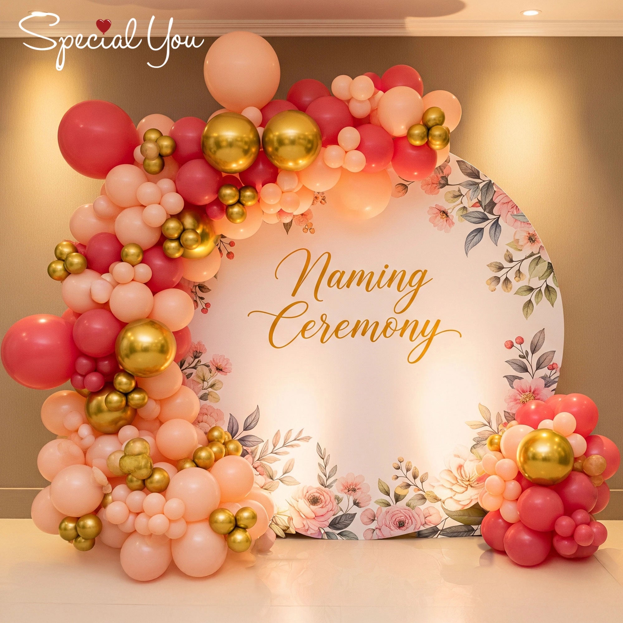 Blooming Naming Ceremony Decor