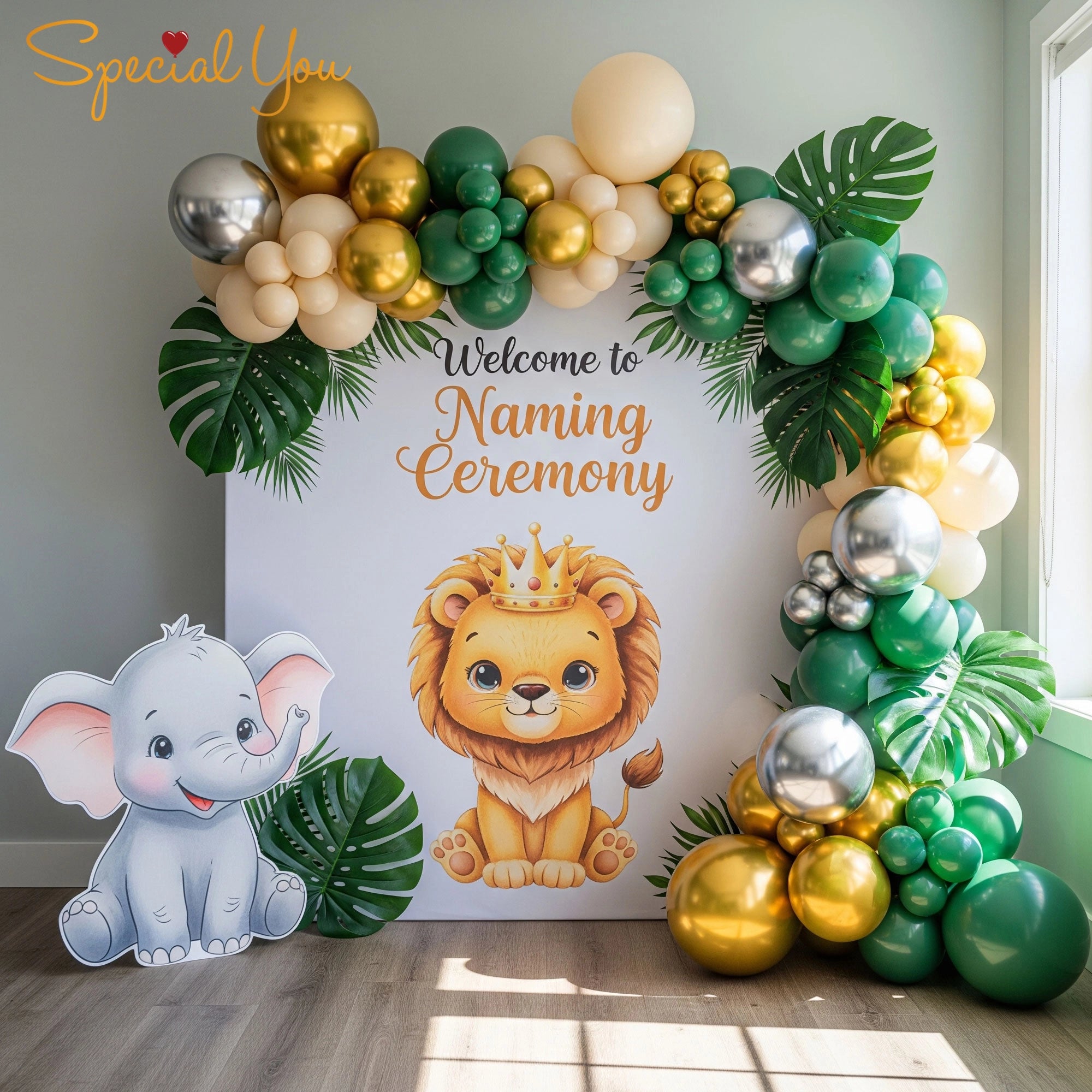 Royal Safari Naming Decor