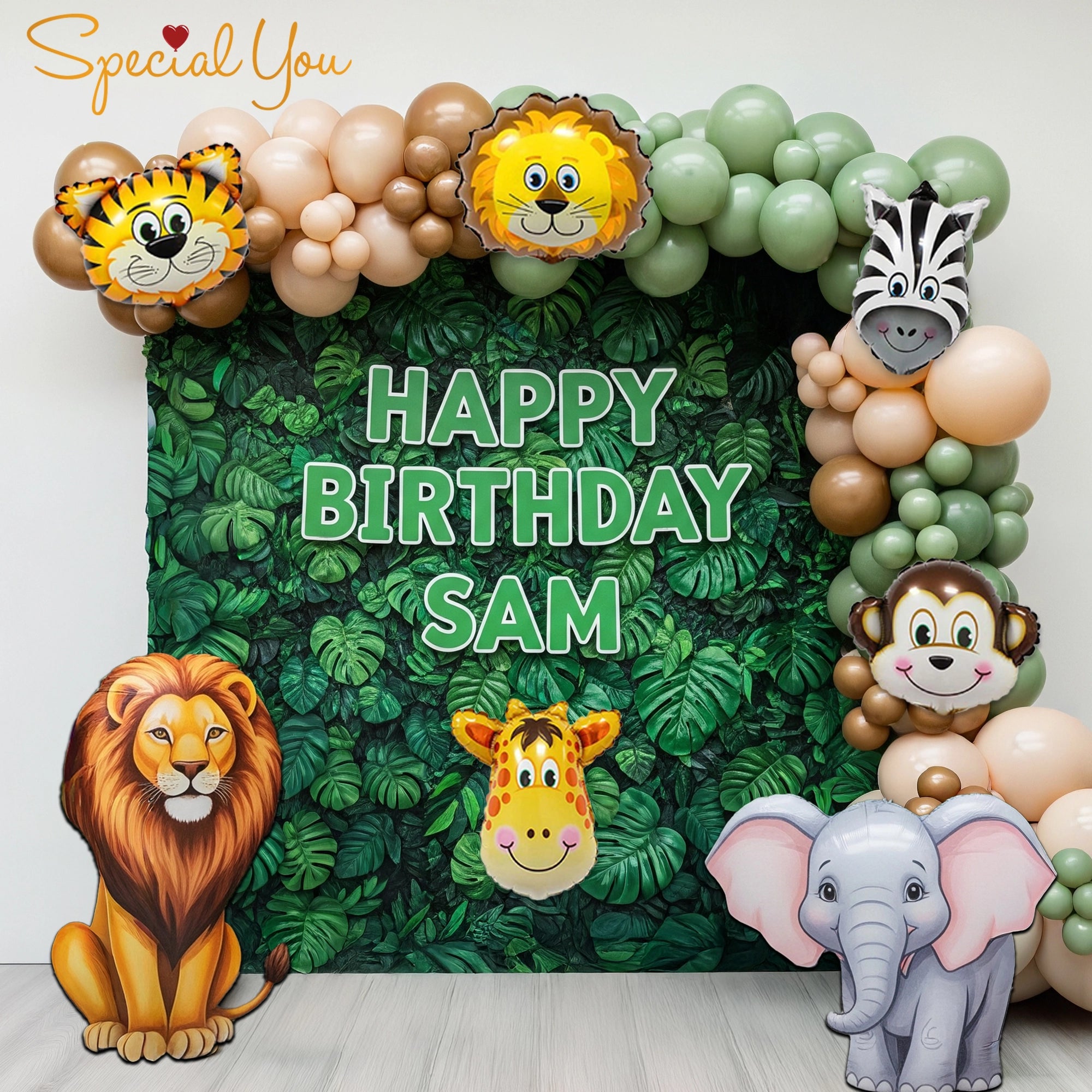 Jungle Safari Animal Birthday Decor