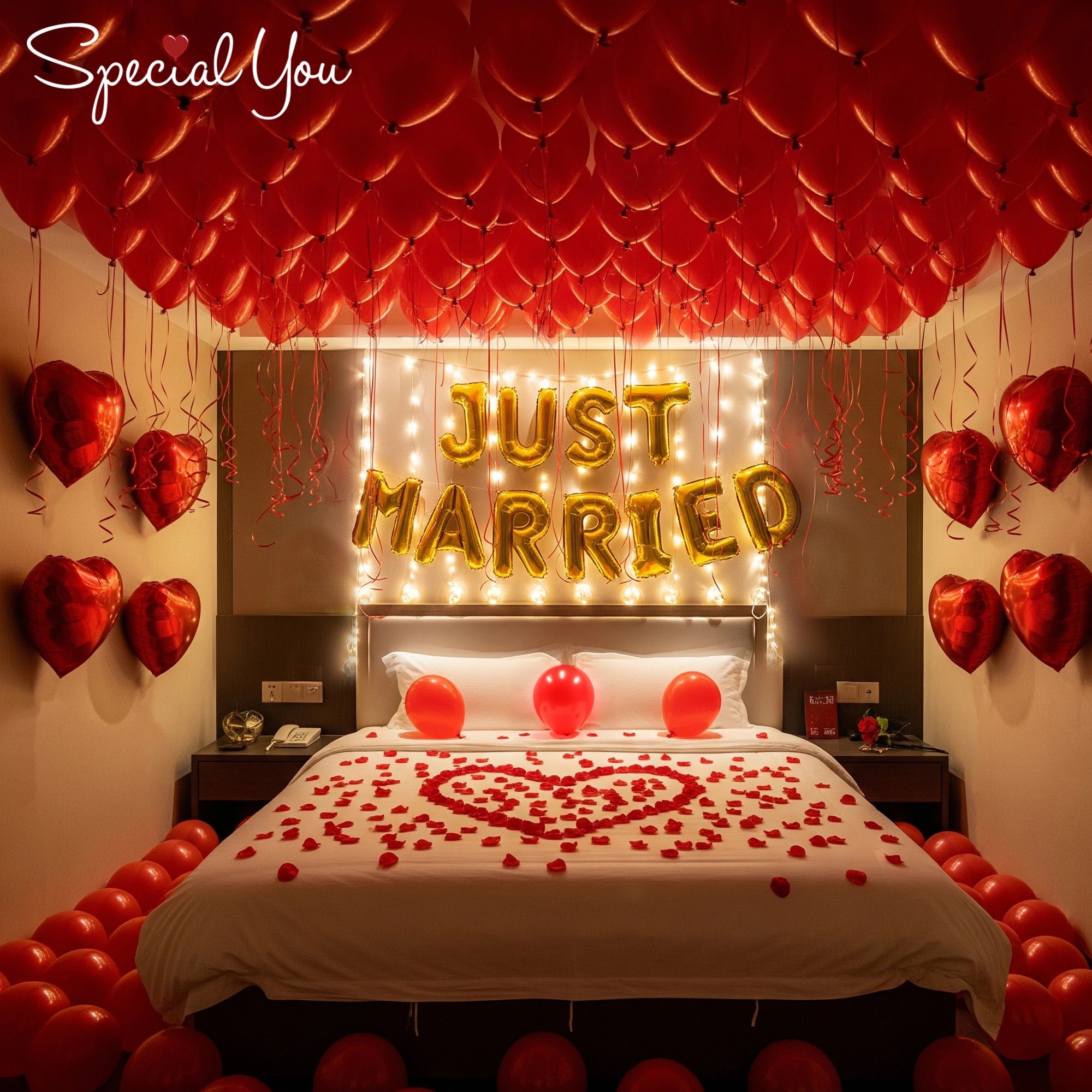 Just Married Room Decor