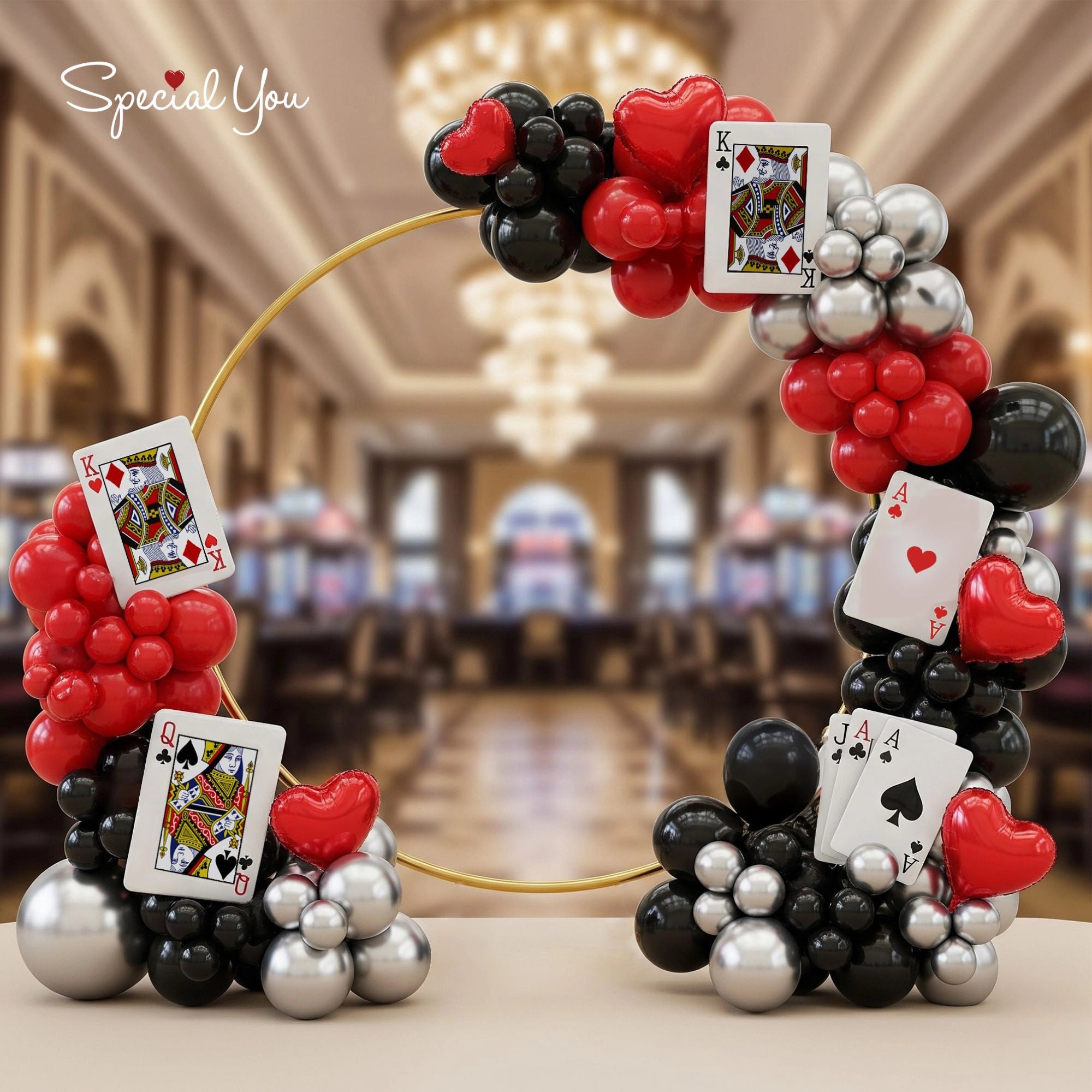 Casino Theme Ring Balloon Decor