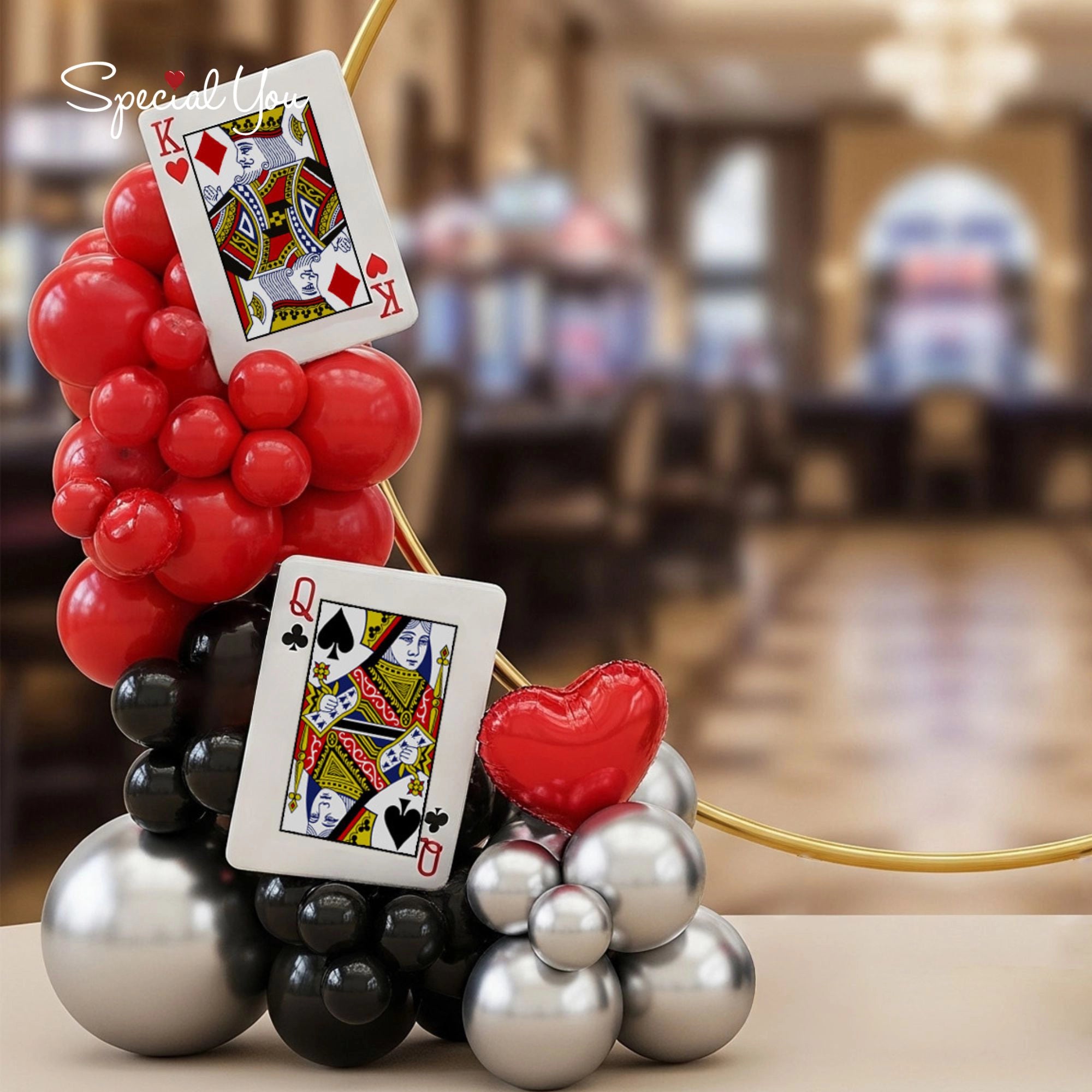 Casino Theme Ring Balloon Decor