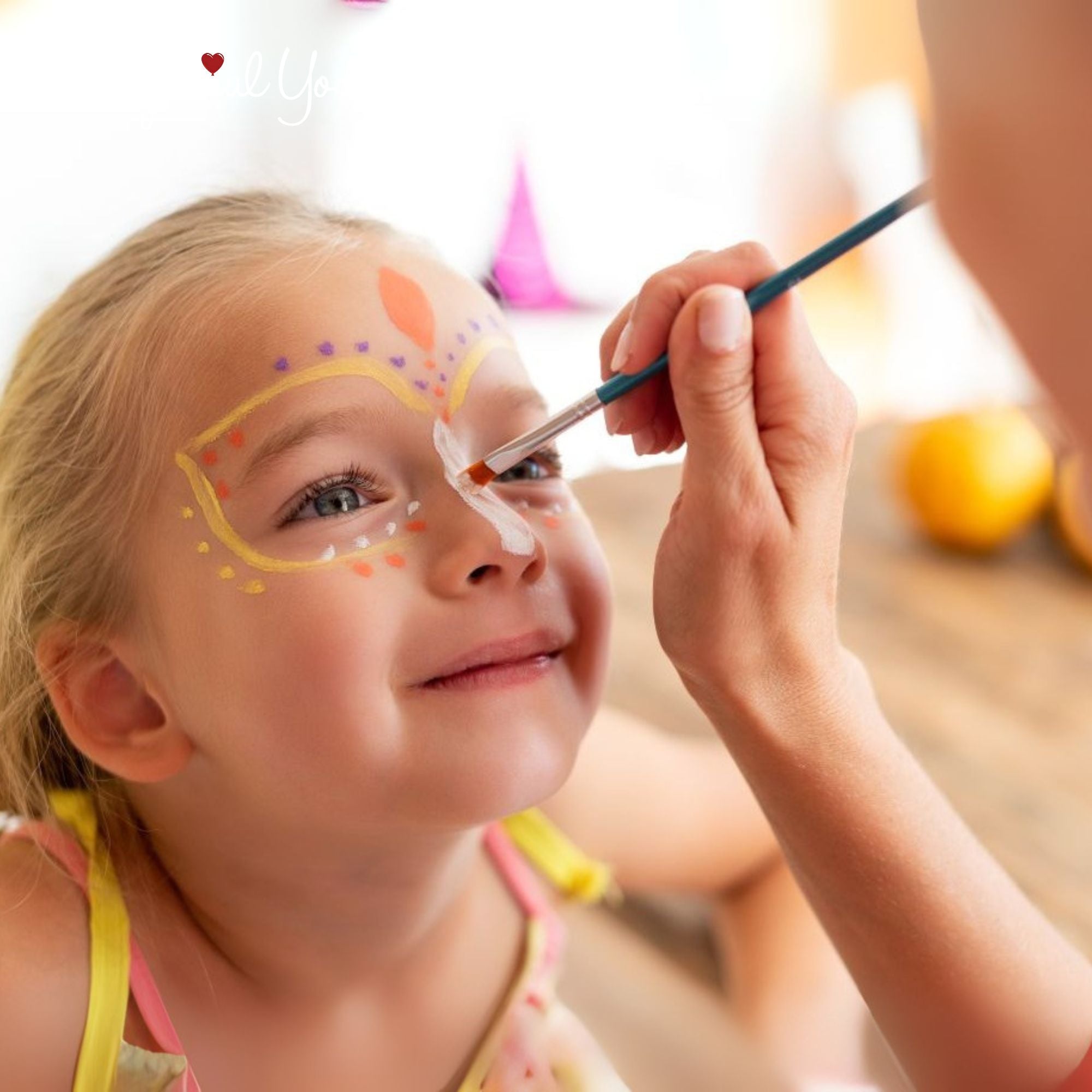 Face Painting Artist At Kids Birthday Party