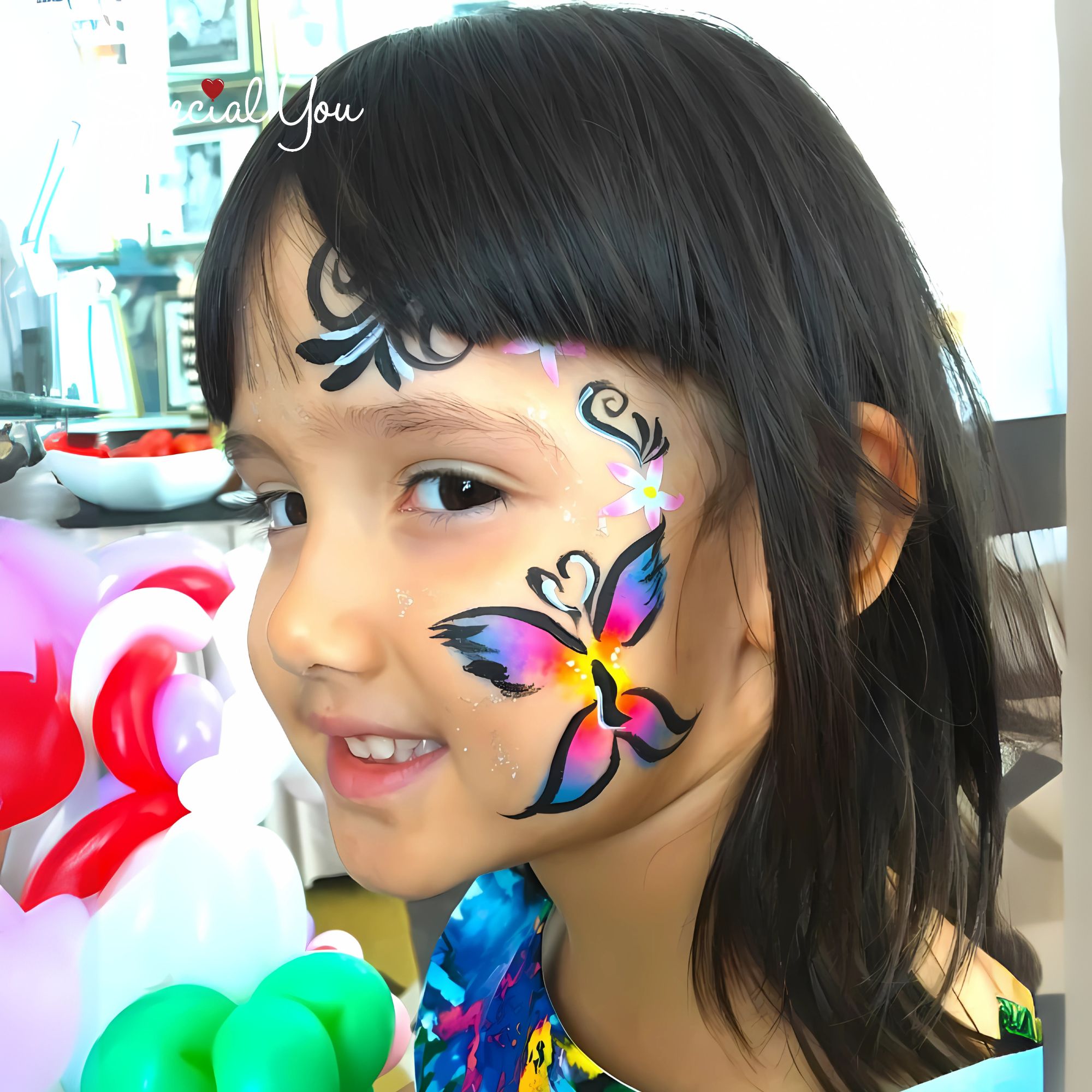 Face Painting Artist At Kids Birthday Party