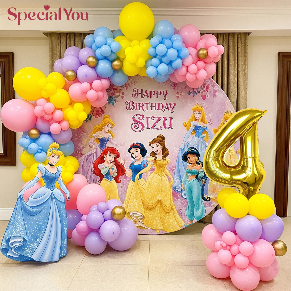 Princess Theme Ring Balloon Decor