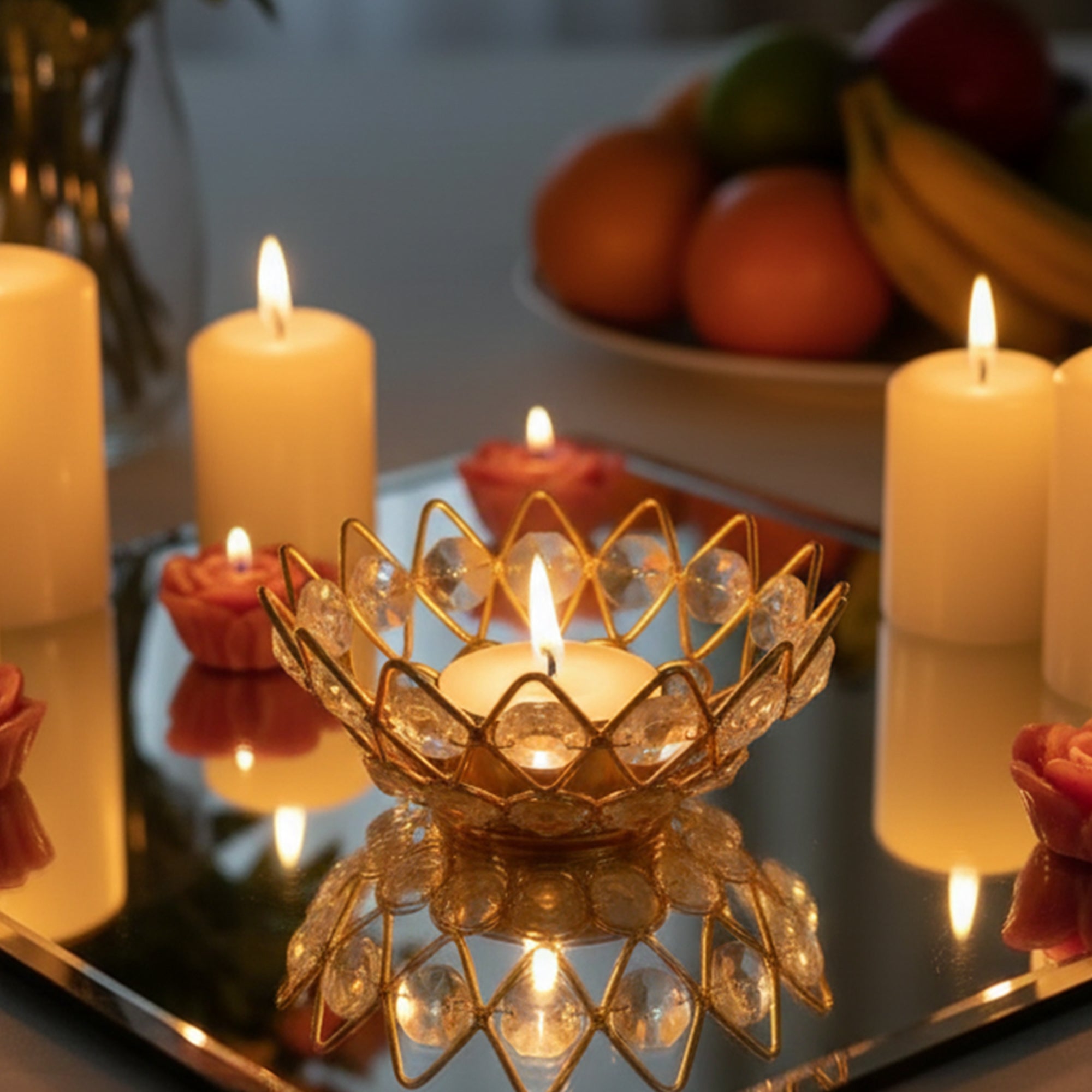 Crystal Tealight Candle Holder - Special You