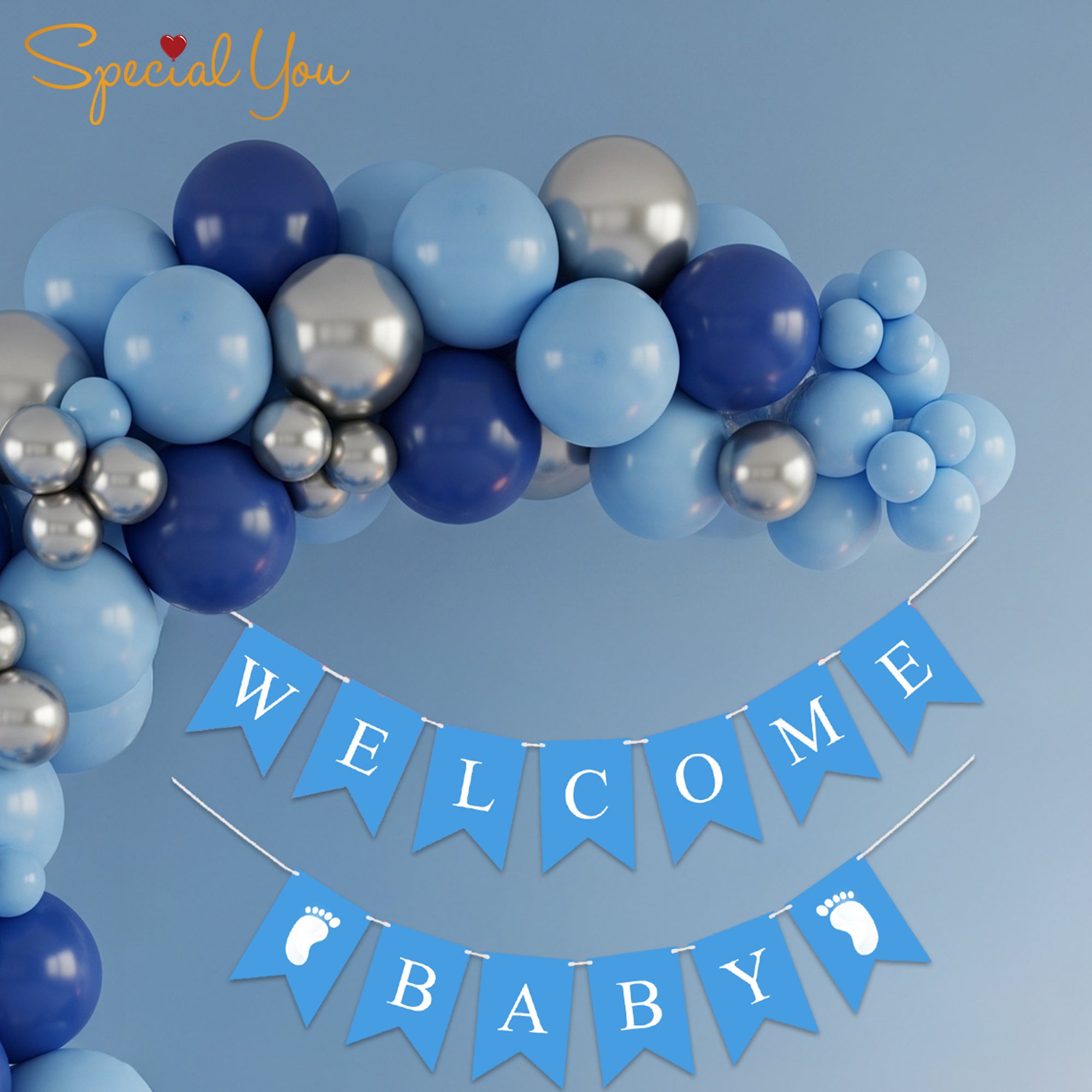 Moonlit Welcome Baby Decor