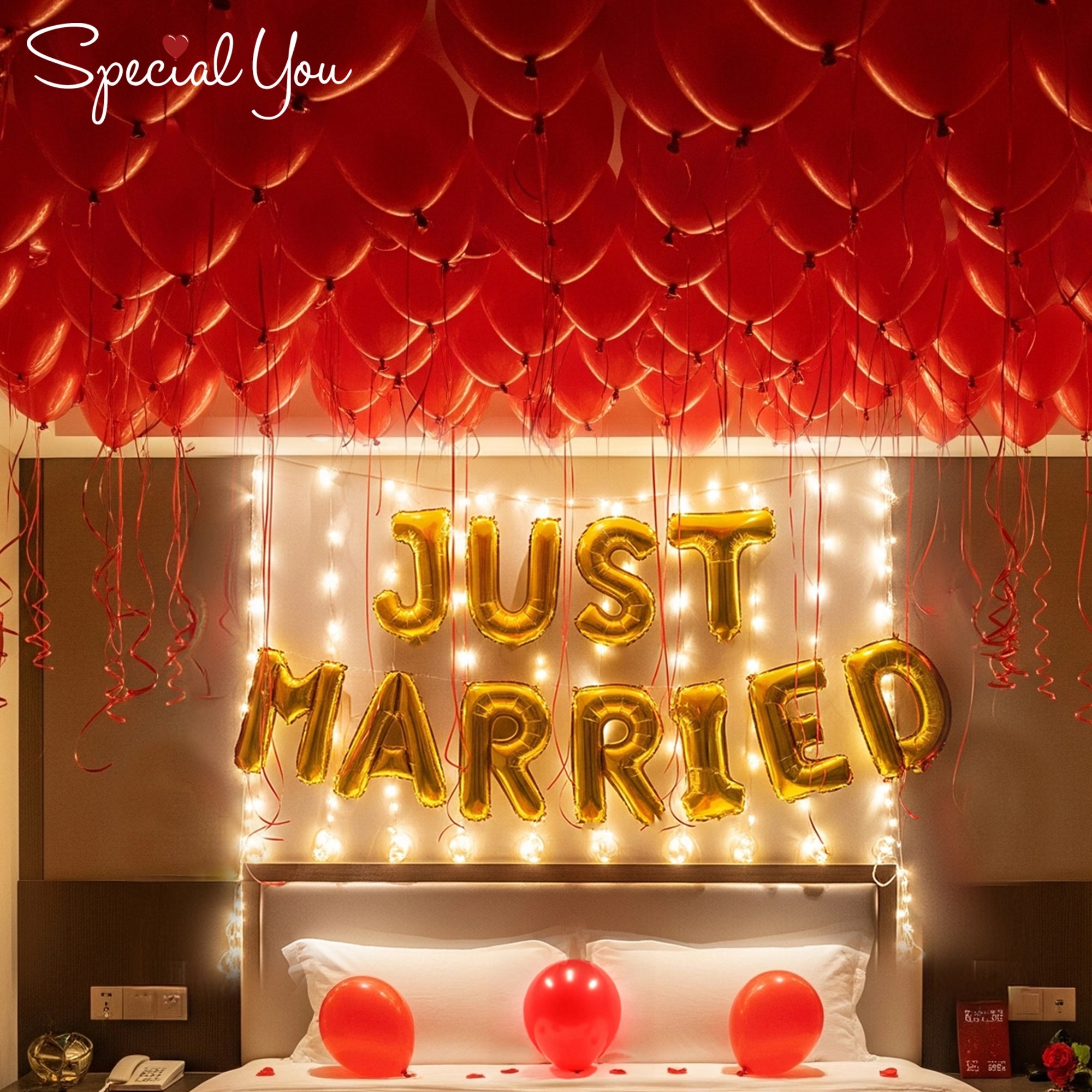 Just Married Room Decor
