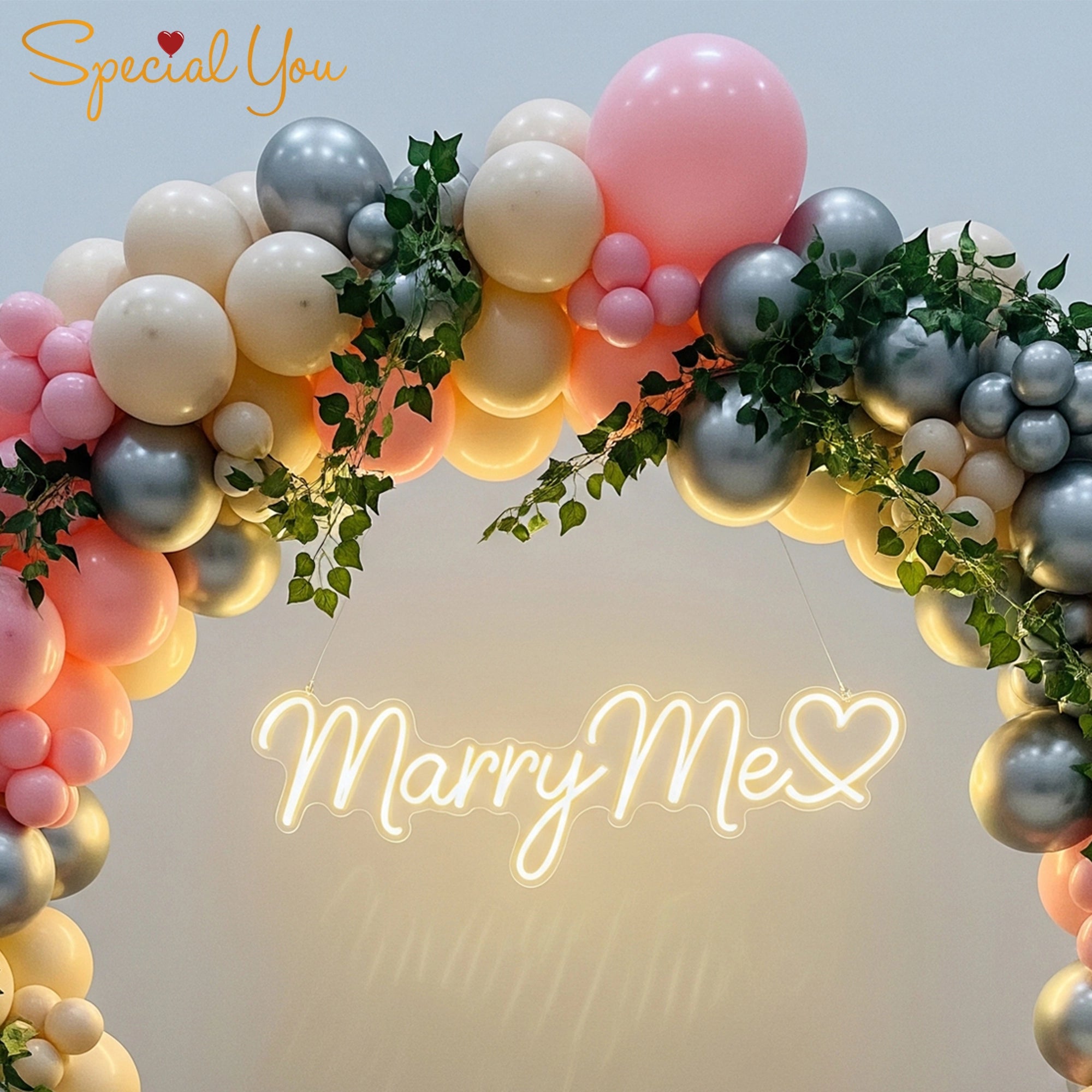 Elegant Pastel Proposal Decor