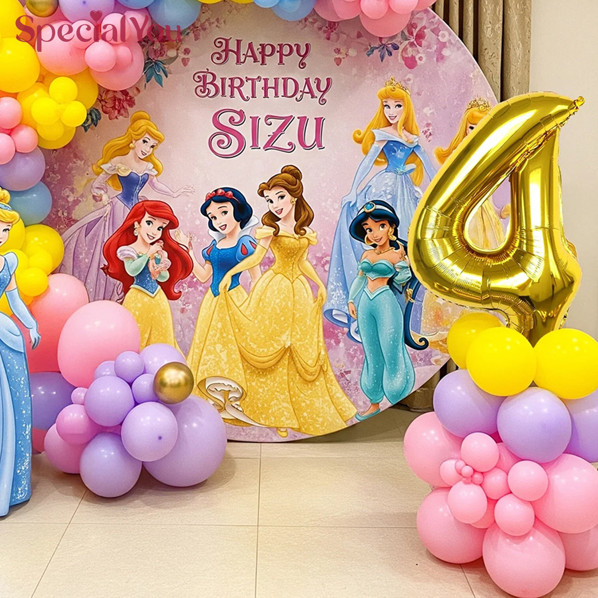 Princess Theme Ring Balloon Decor