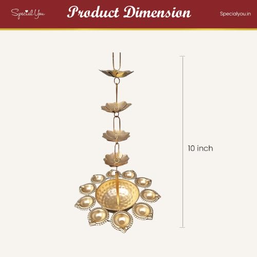 Diya Hanging Urli Set for Decoration