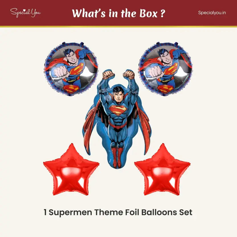 Superman Foil Balloon Set - Special You