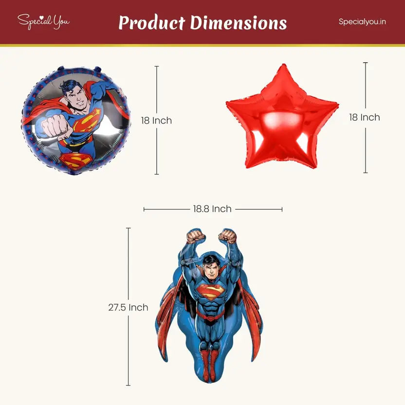 Superman Foil Balloon Set - Special You