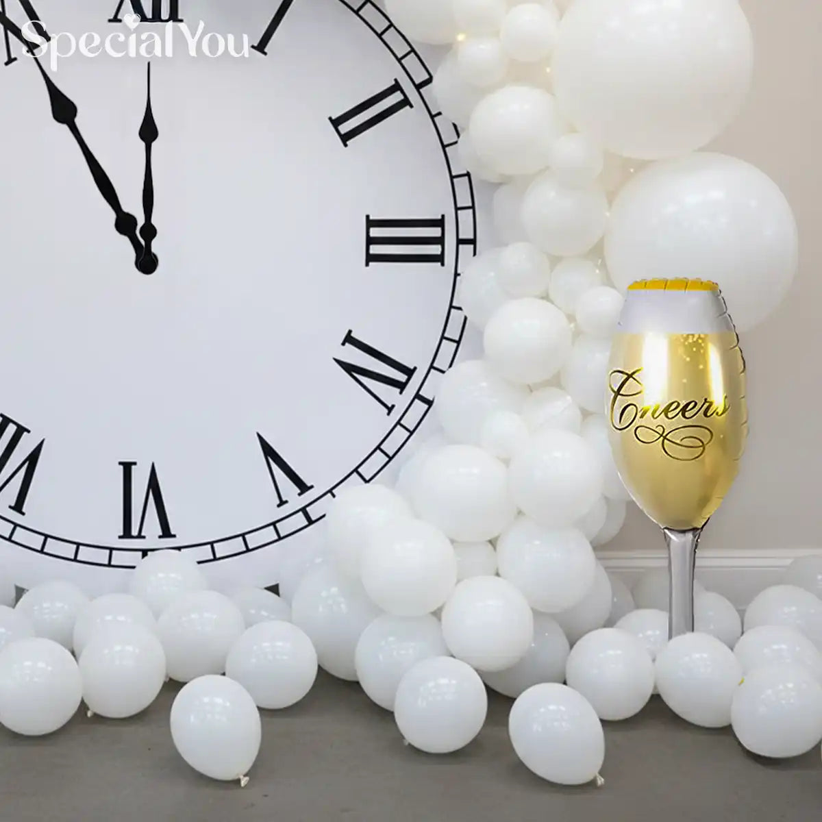 Champagne Countdown New Year Celebration Decor
