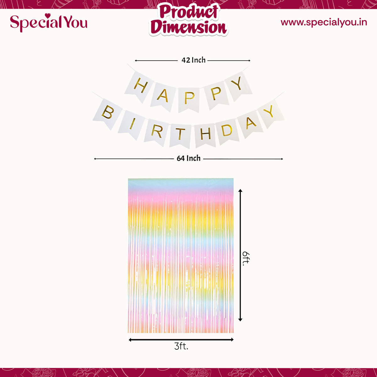 Unicorn Theme Pastel Balloons Birthday Decoration DIY Kit