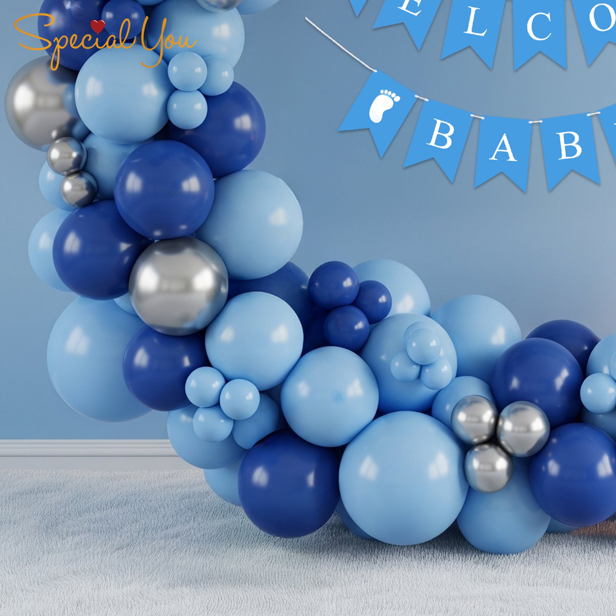 Moonlit Welcome Baby Decor