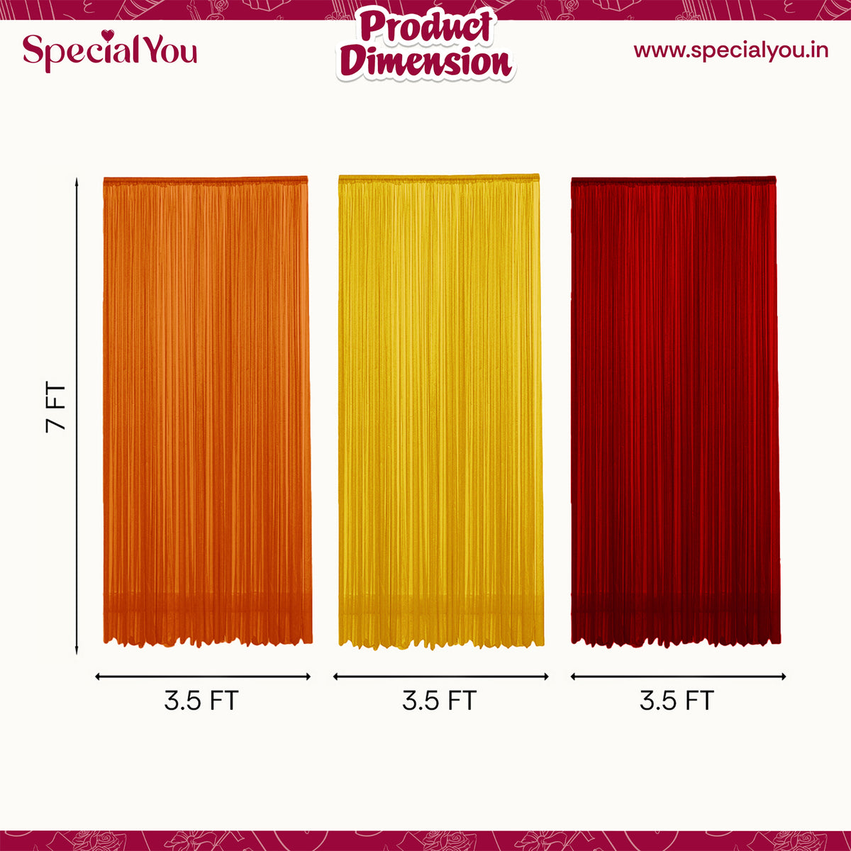 Backdrop Curtains for Diwali Decoration for Home