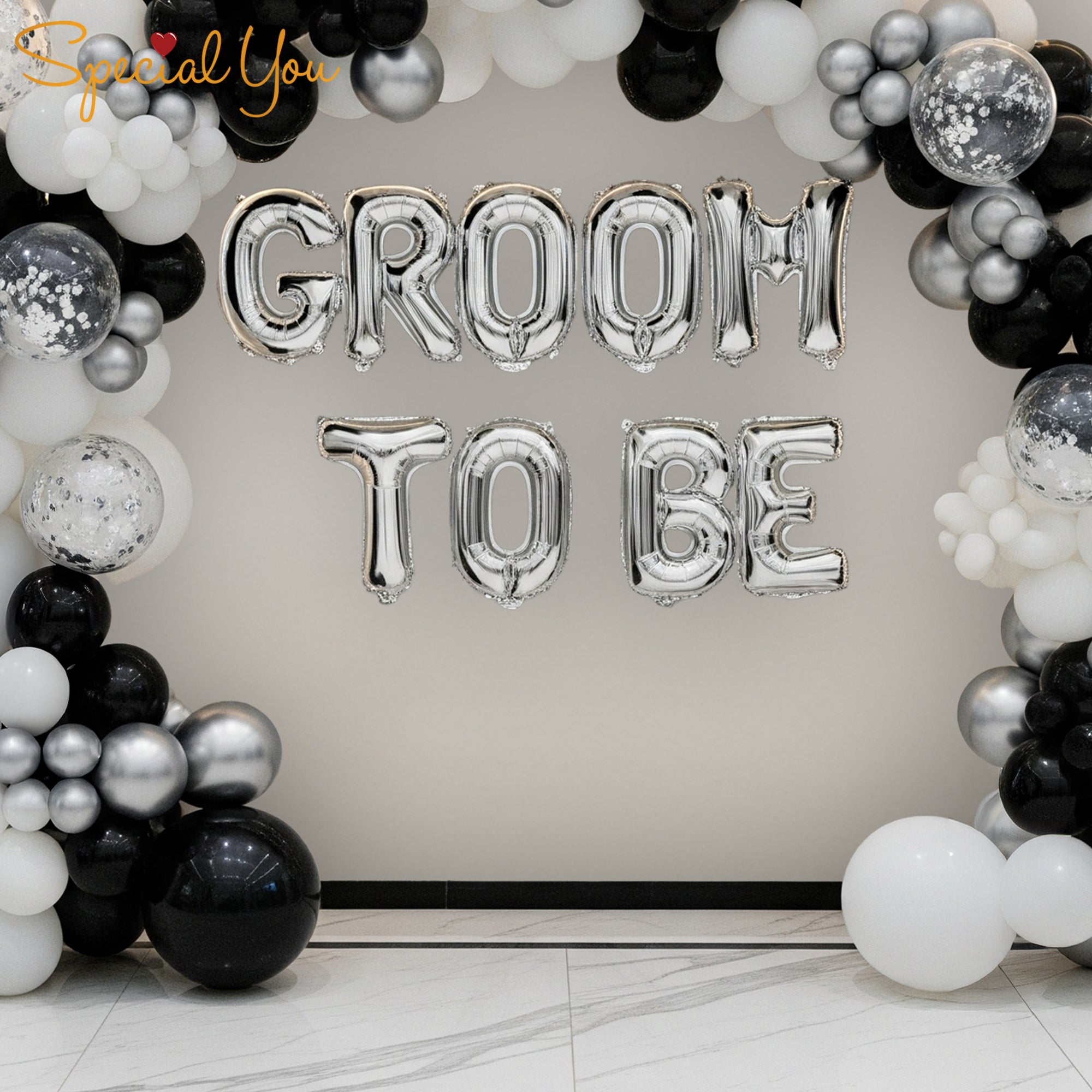 Modern Bachelor Bash Decor