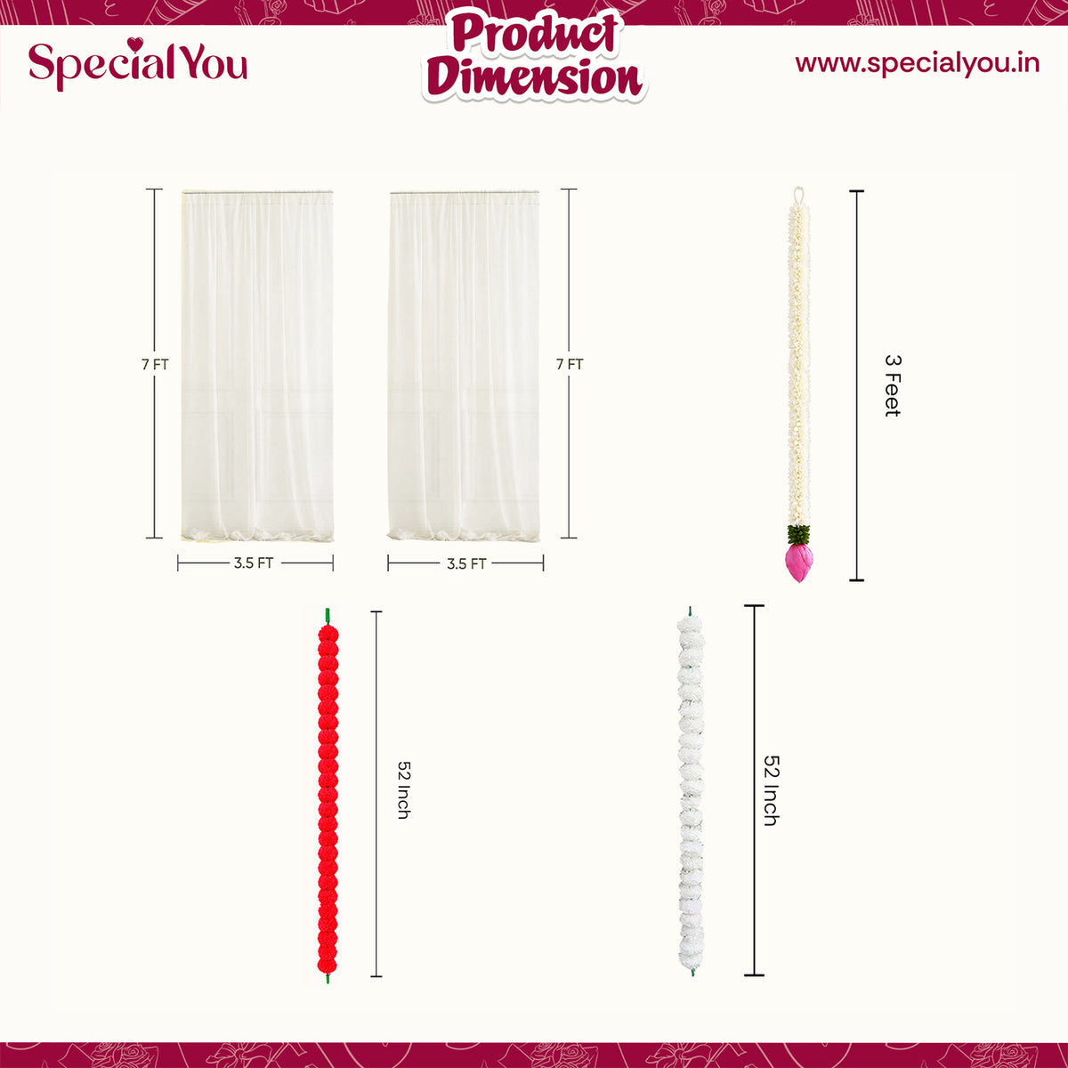 Ganpati Decoration Kit with Lotus Wall Hangings