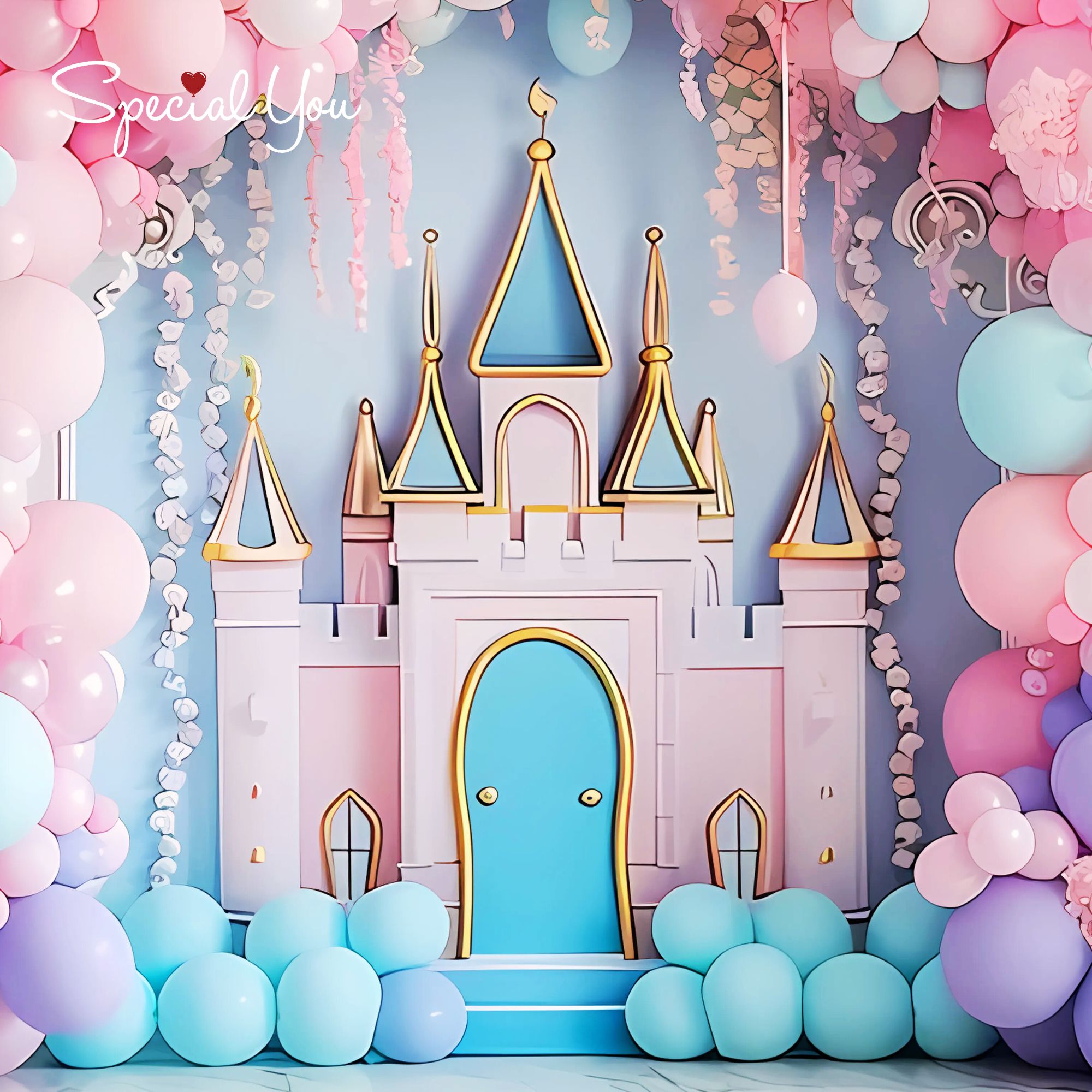 Fairy Tale Pastel Castle Theme Décor